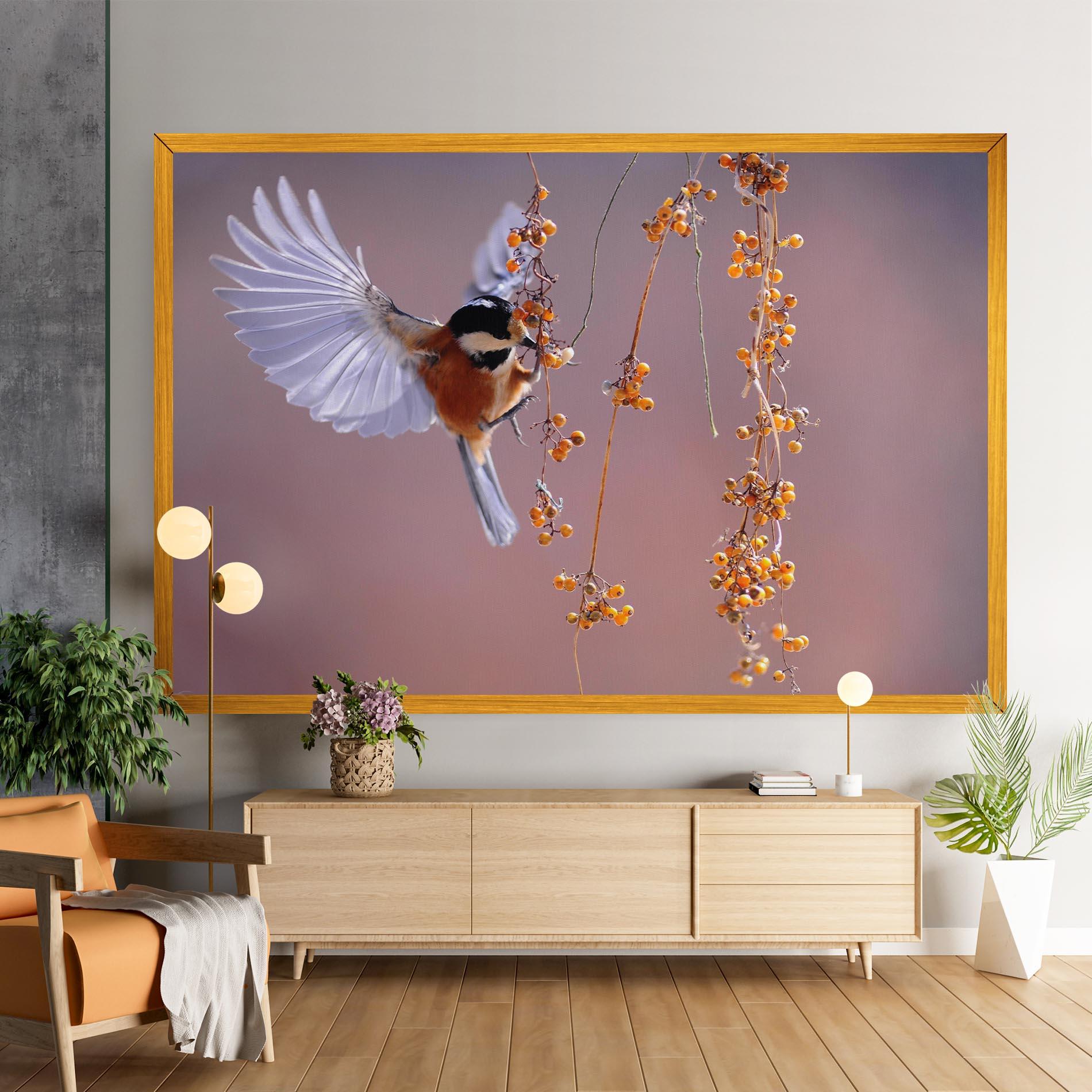 Vászonkép Woodpecker mockup 9