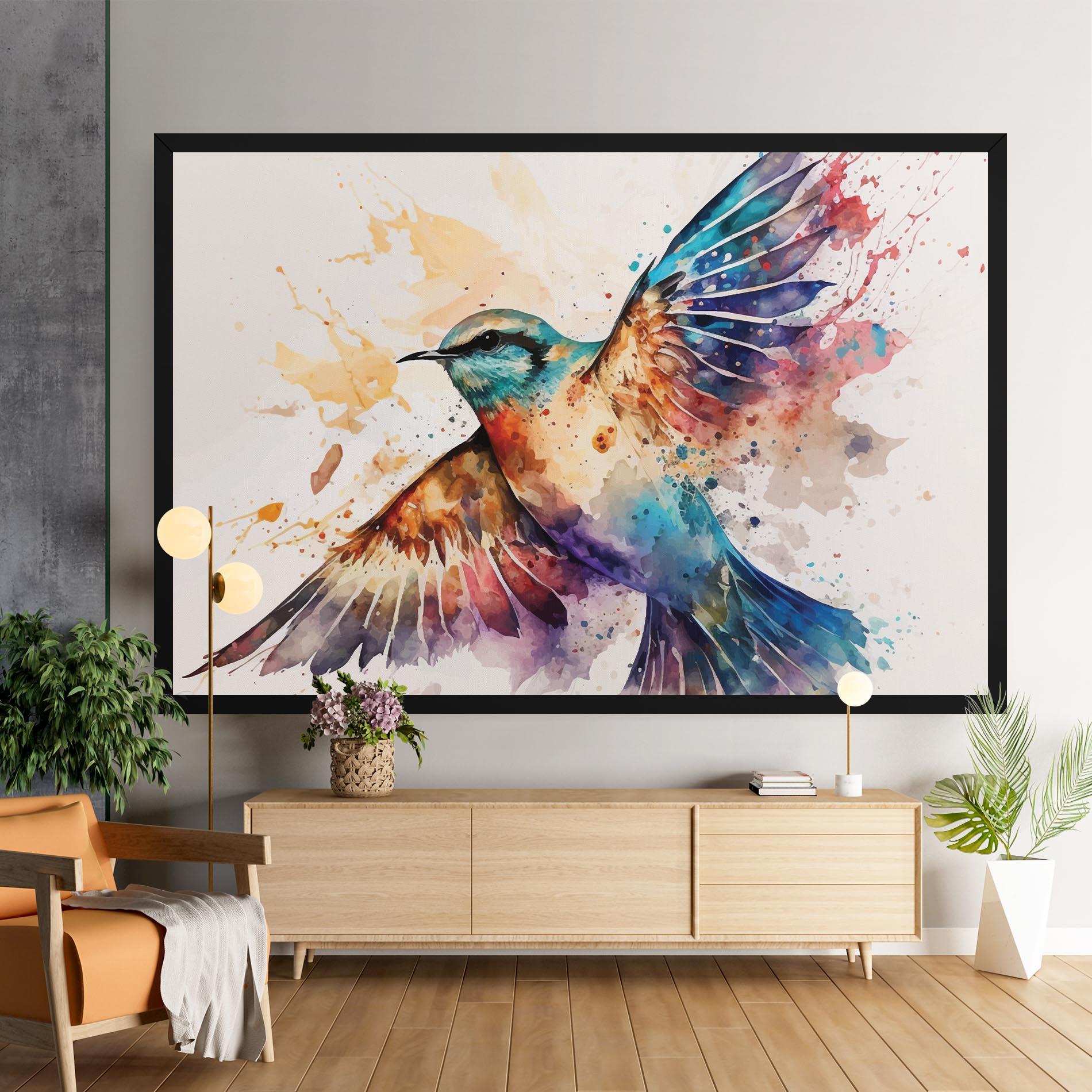 Vászonkép Painted Wings Bird mockup 9