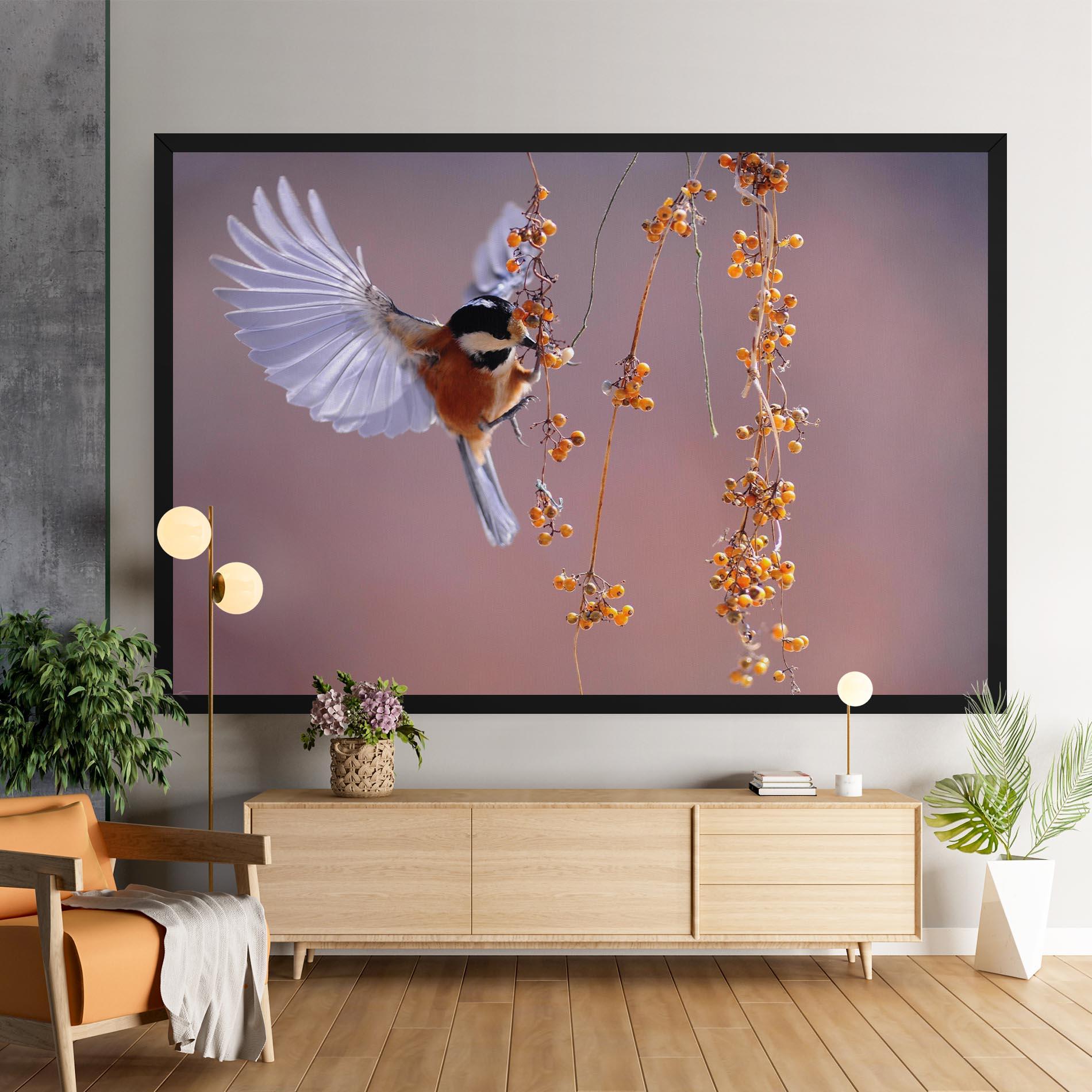 Vászonkép Woodpecker mockup 9