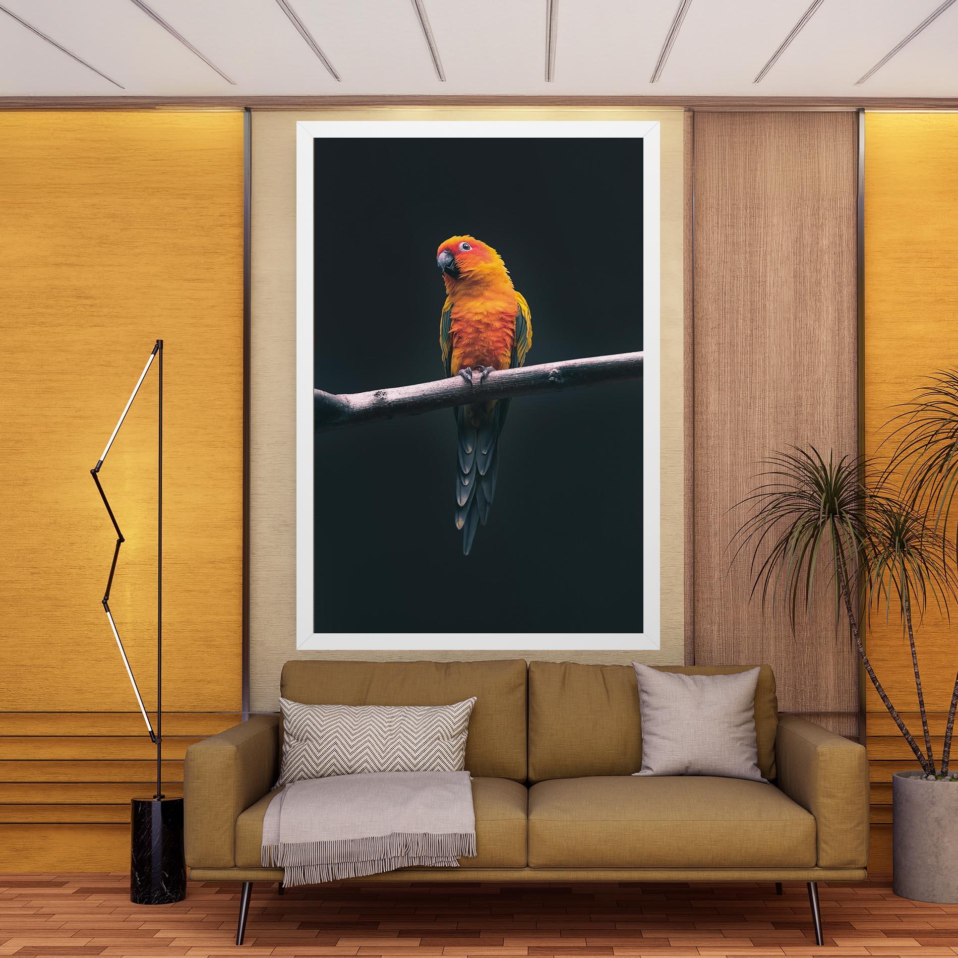 Vászonkép Fire Parrot mockup 9