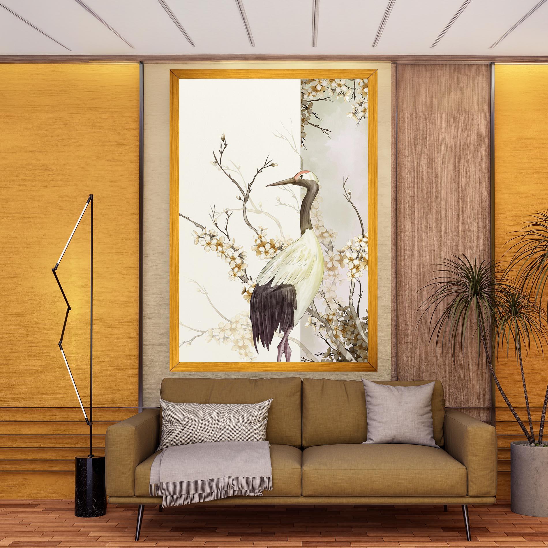 Vászonkép Asian Bird mockup 9