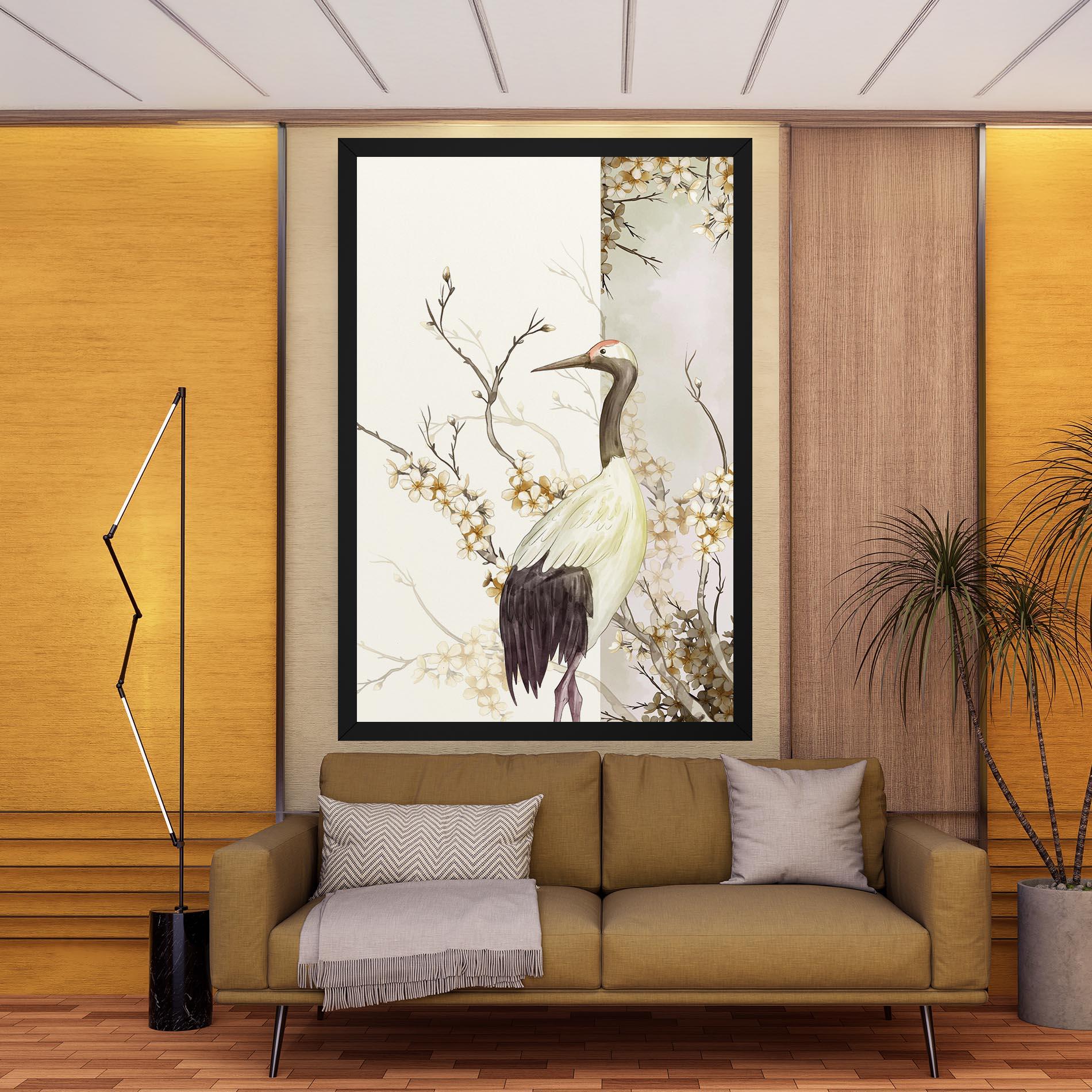 Vászonkép Asian Bird mockup 9