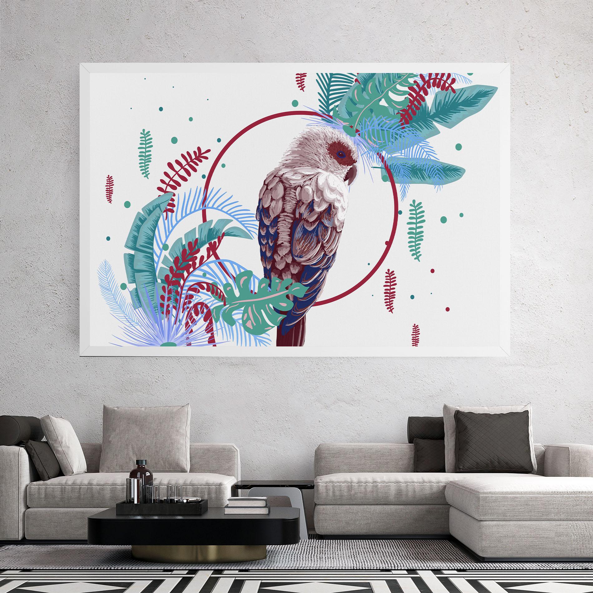 Vászonkép Bright Bird mockup 2