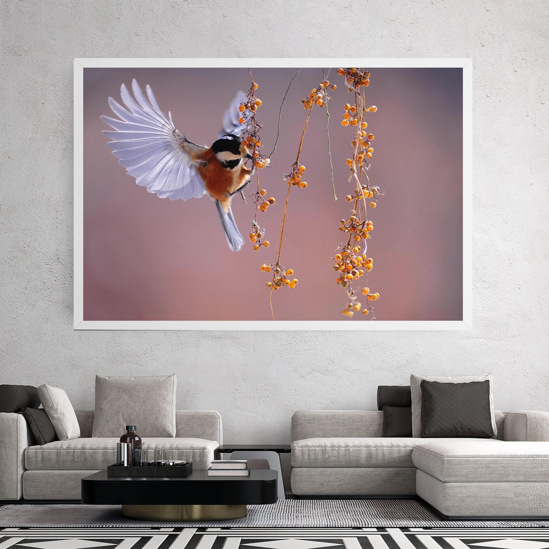 Vászonkép Woodpecker mockup 2