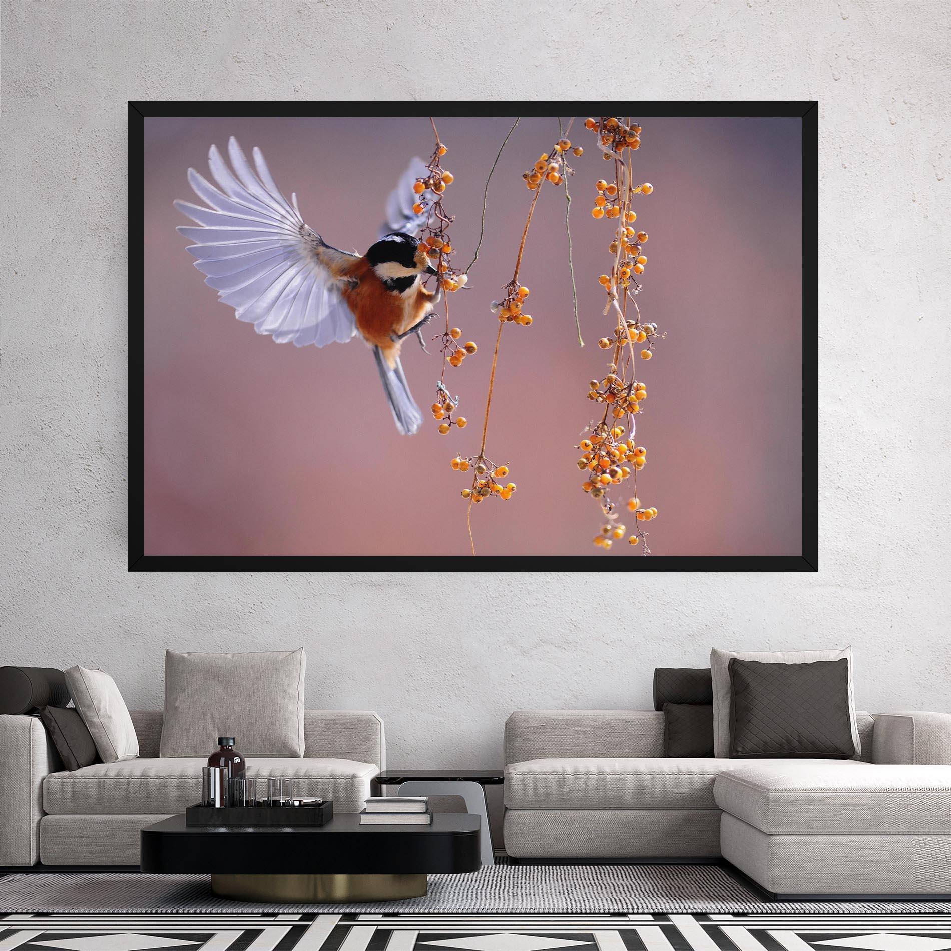 Vászonkép Woodpecker mockup 2