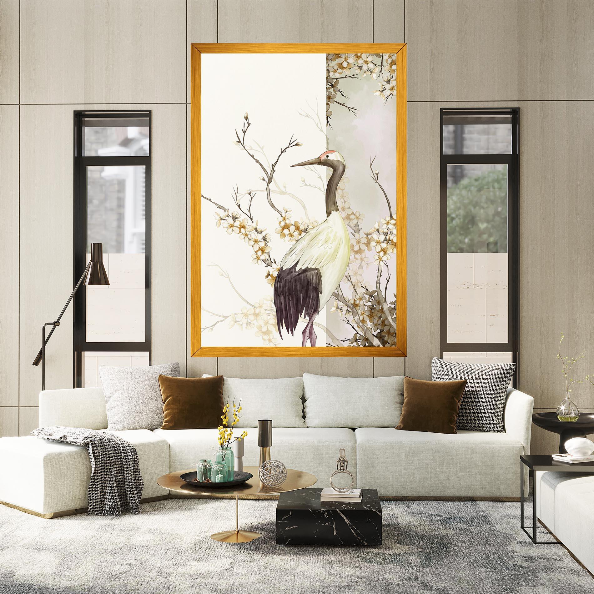 Vászonkép Asian Bird mockup 2