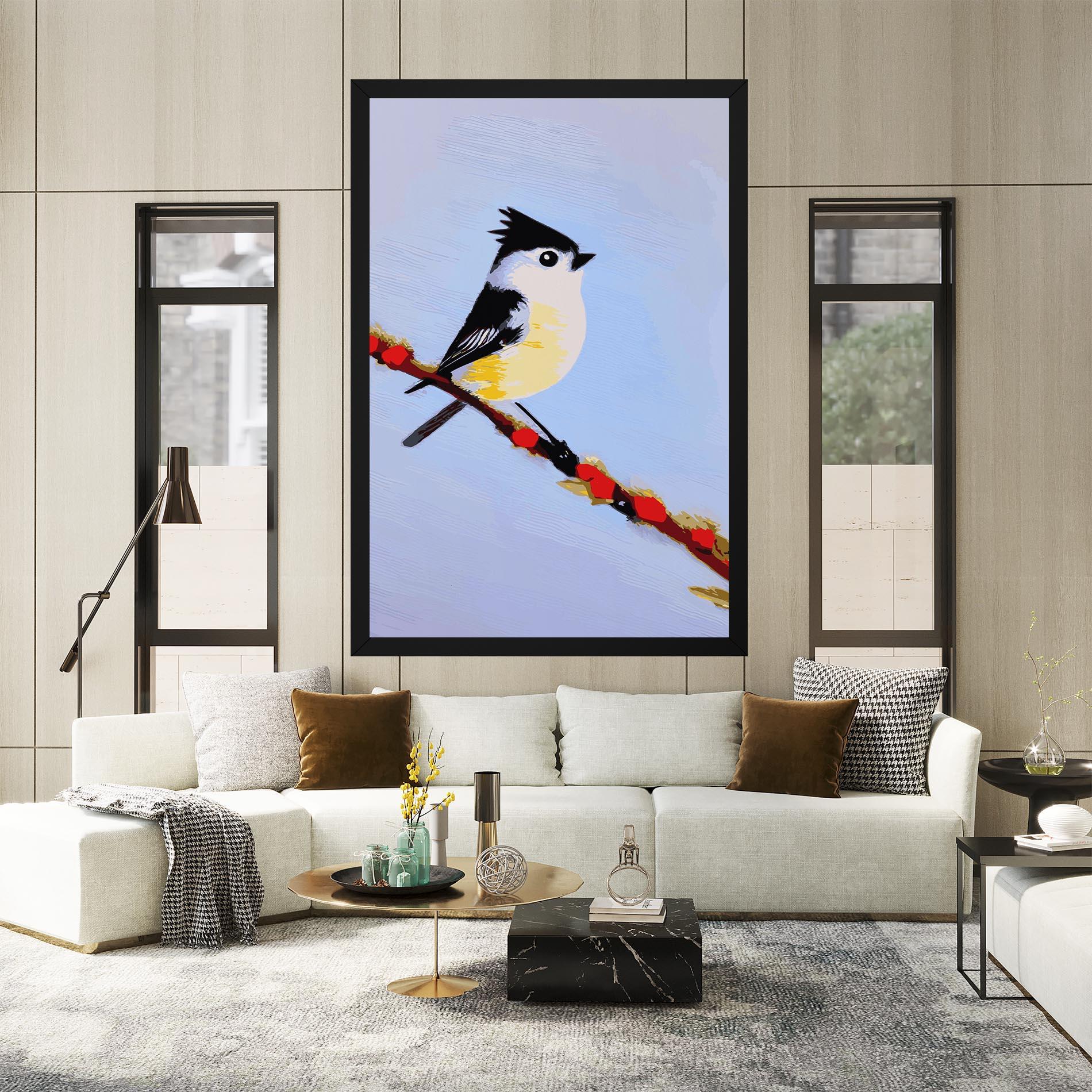 Vászonkép Bird Painting mockup 2