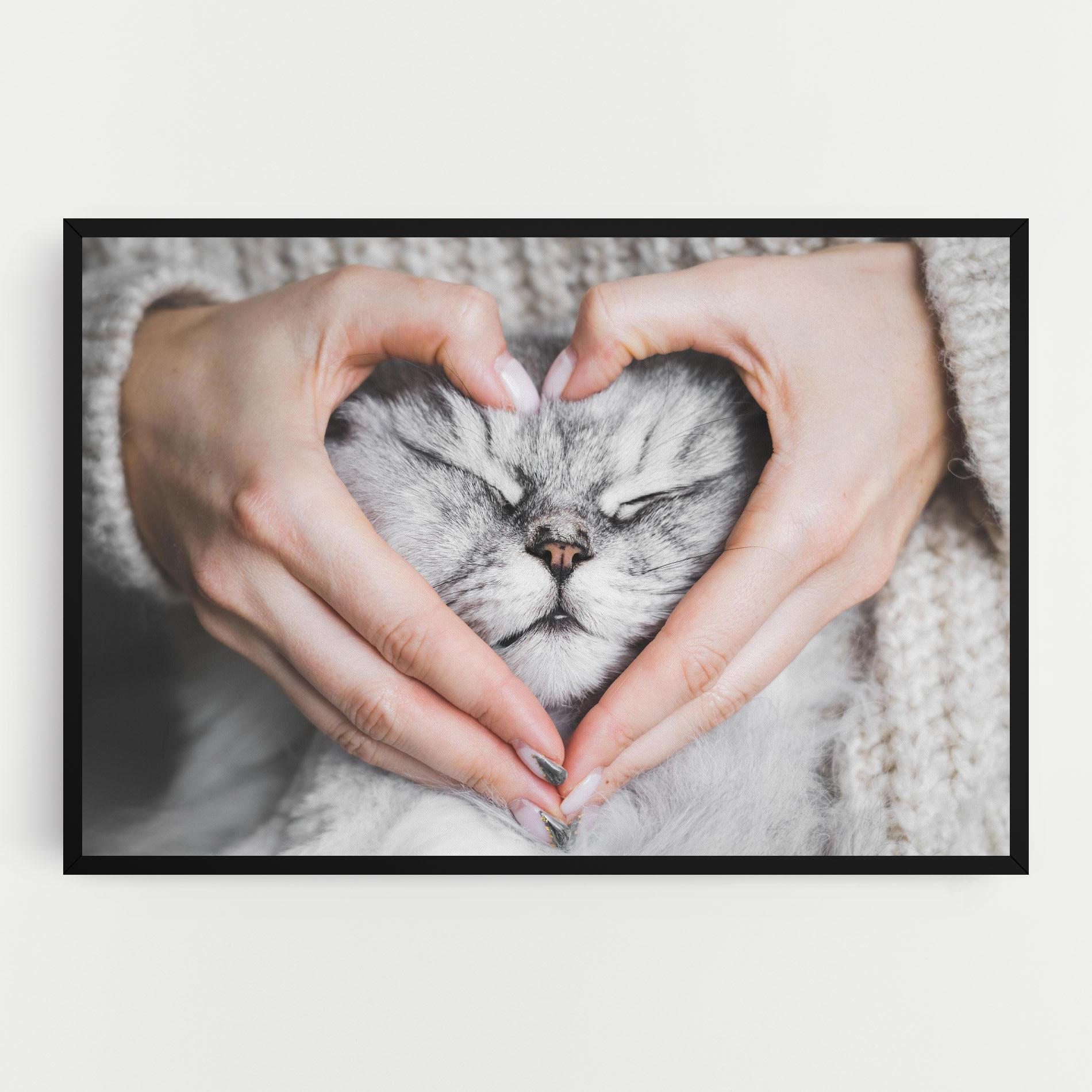 Vászonkép Lovely Cat mockup 0