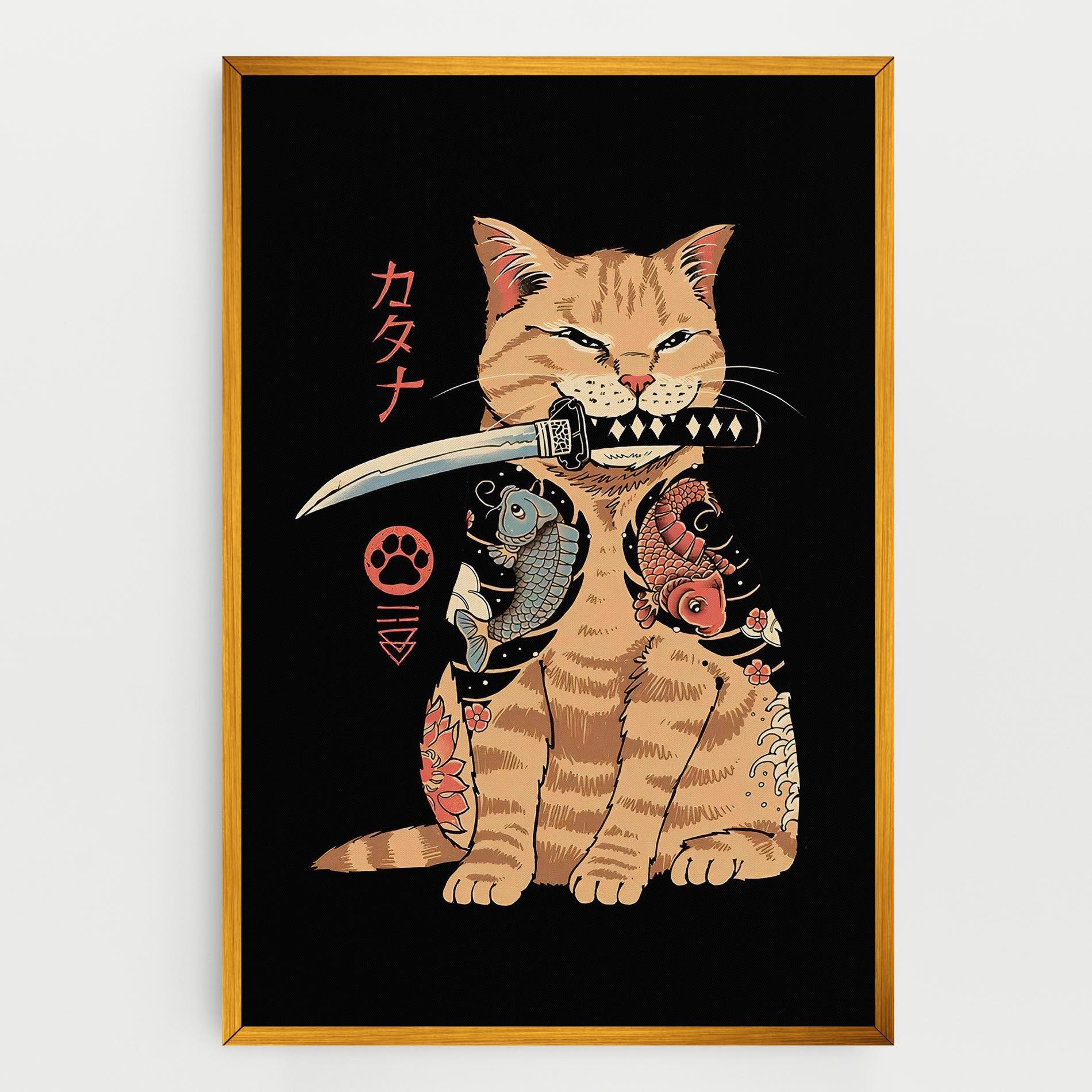 Vászonkép Catana mockup 0