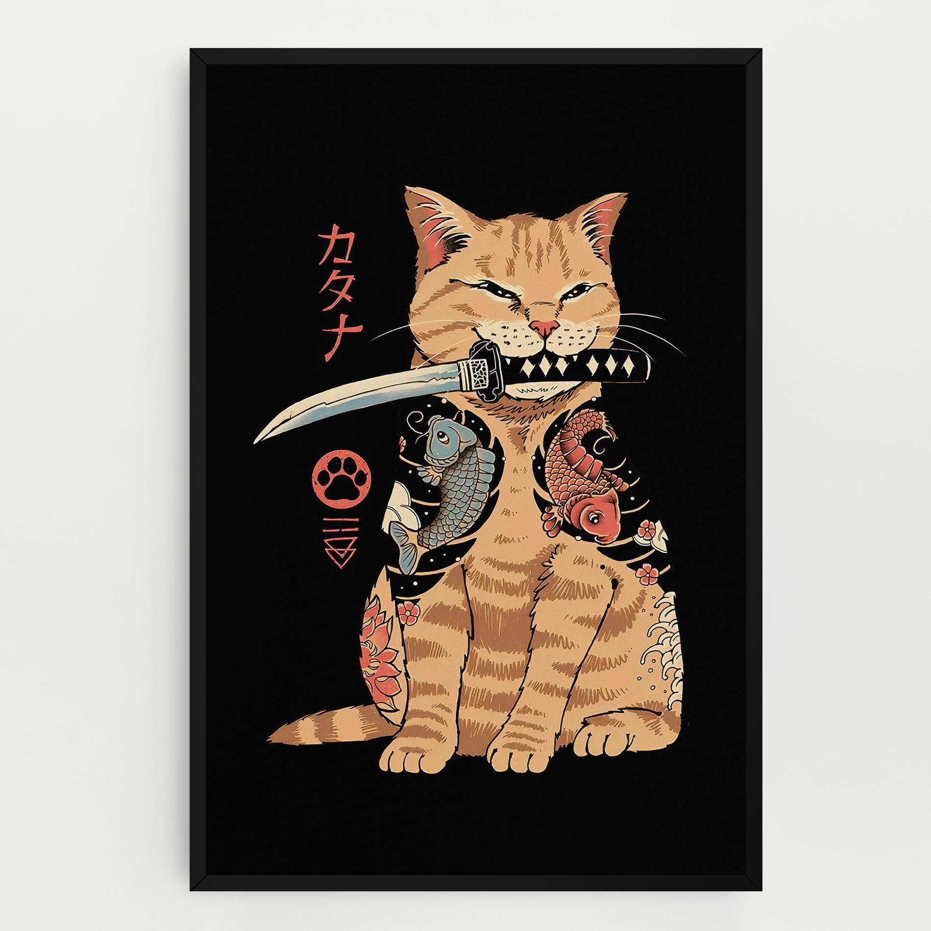 Vászonkép Catana mockup 0