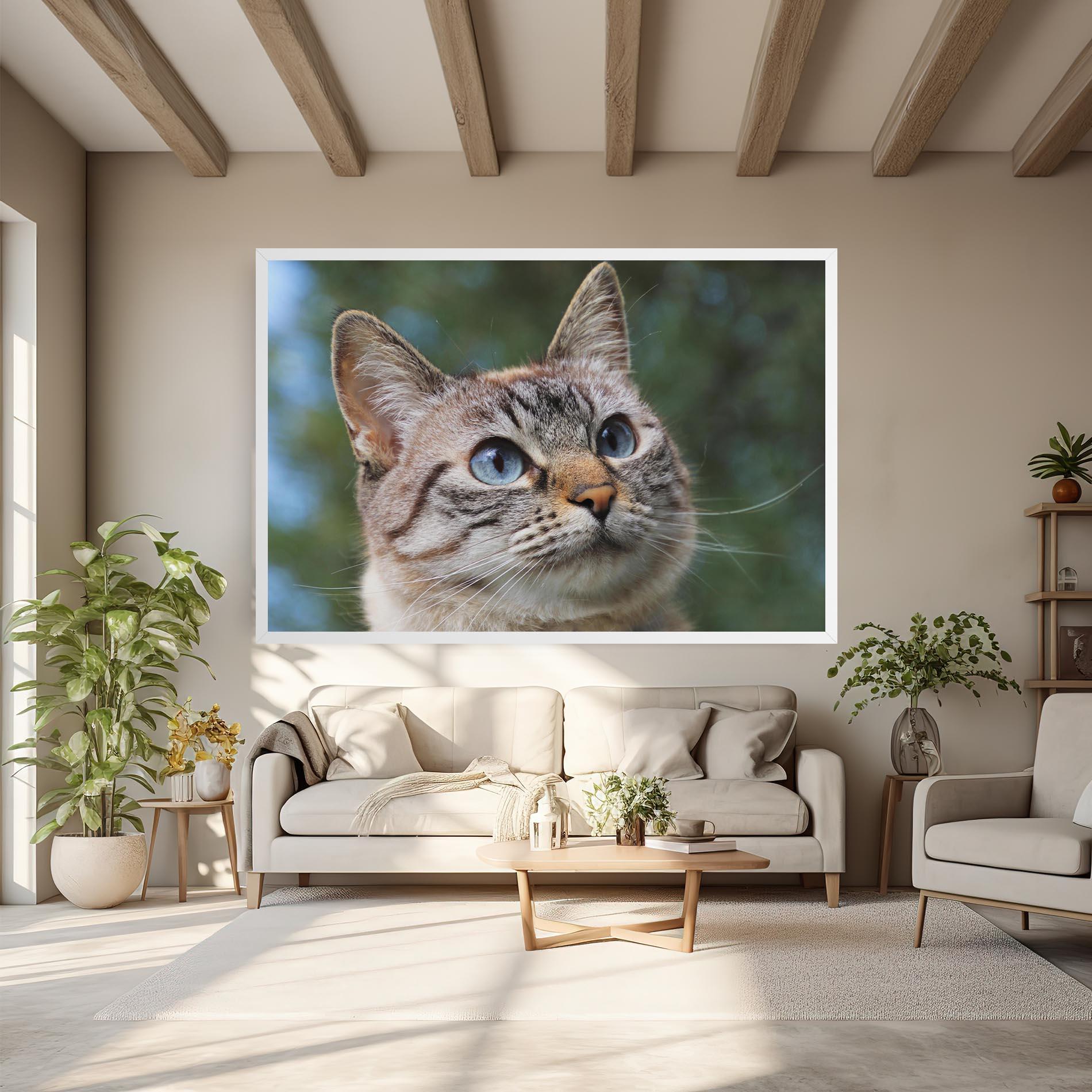 Vászonkép Blue Eyes Cutie mockup 6