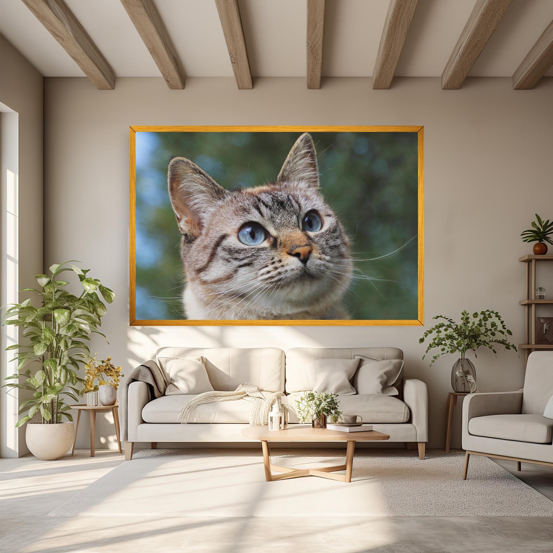 Vászonkép Blue Eyes Cutie mockup 6