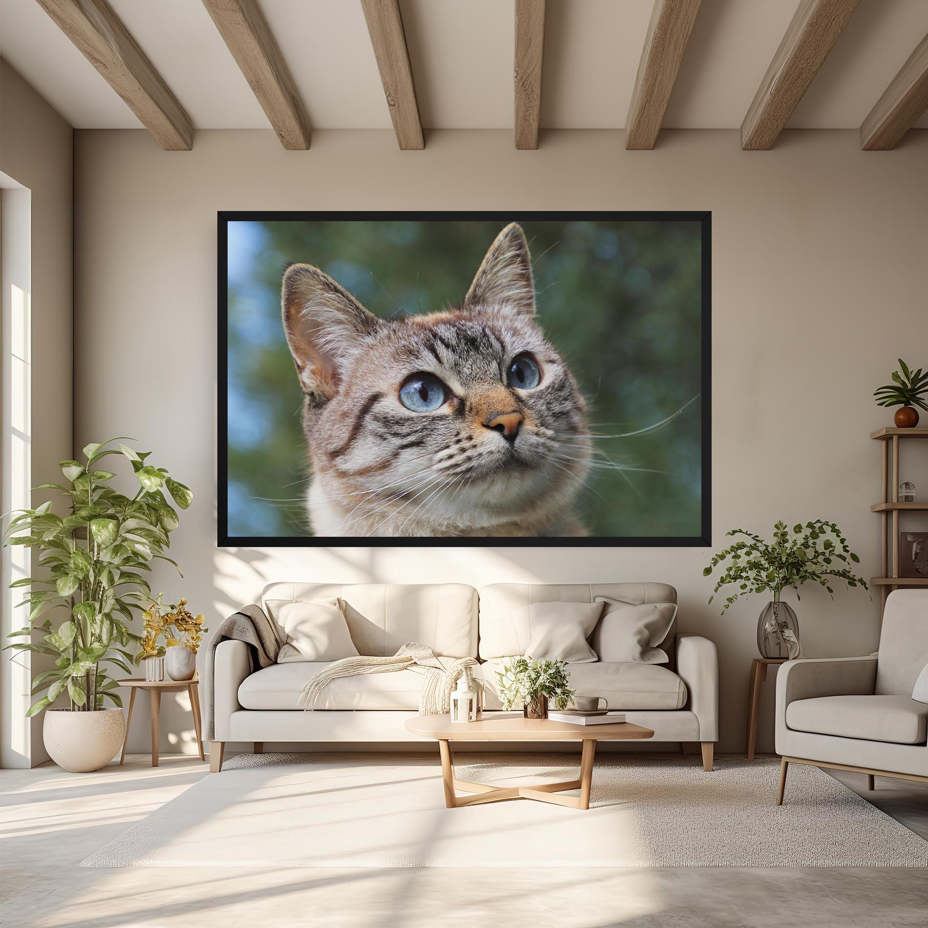 Vászonkép Blue Eyes Cutie mockup 6