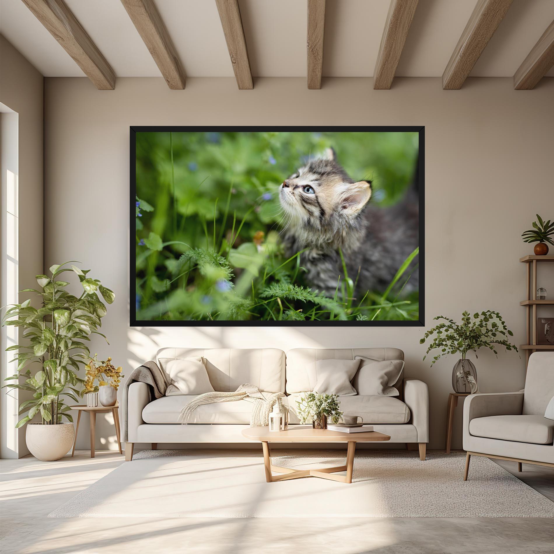 Vászonkép Brown Baby Cat mockup 6