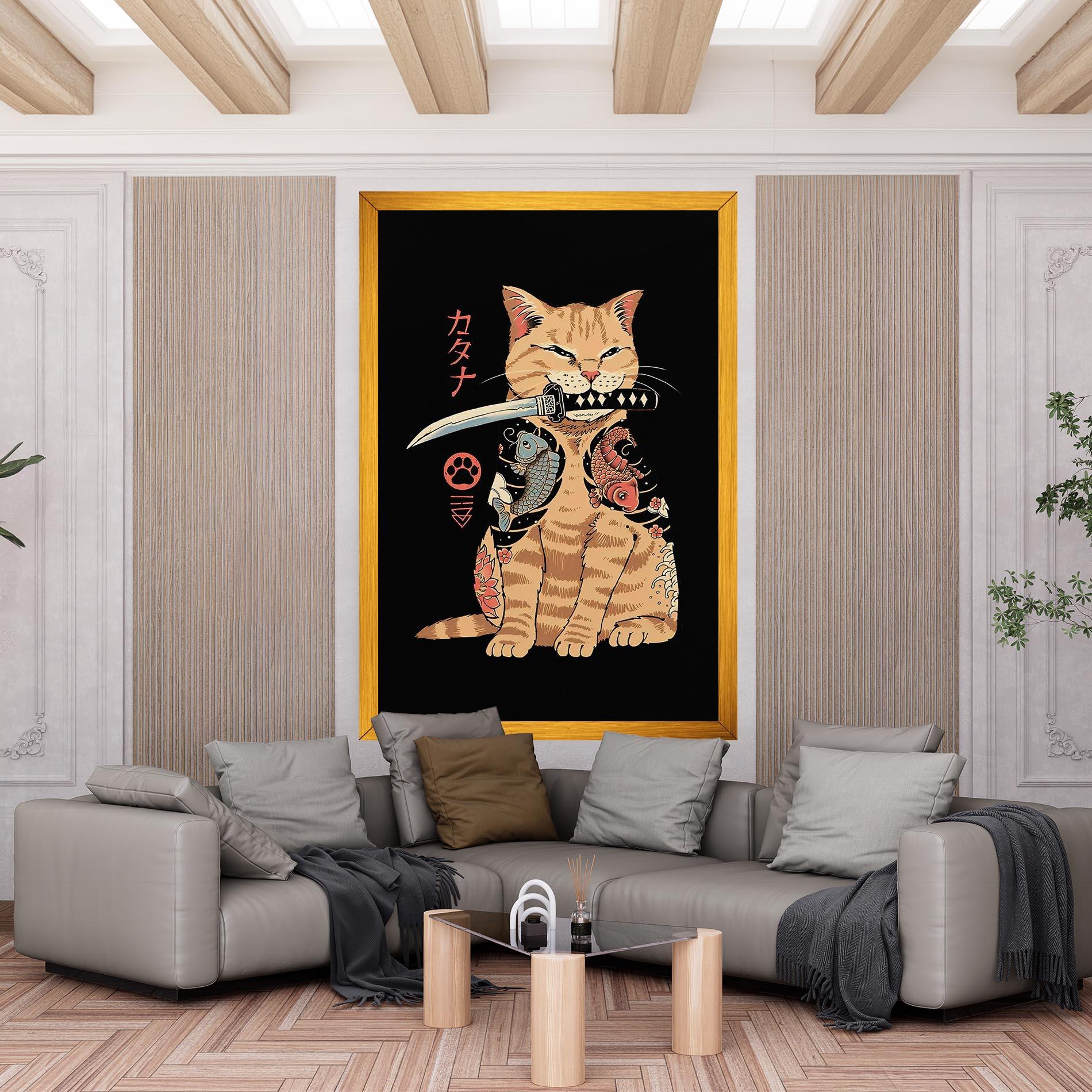 Vászonkép Catana mockup 6