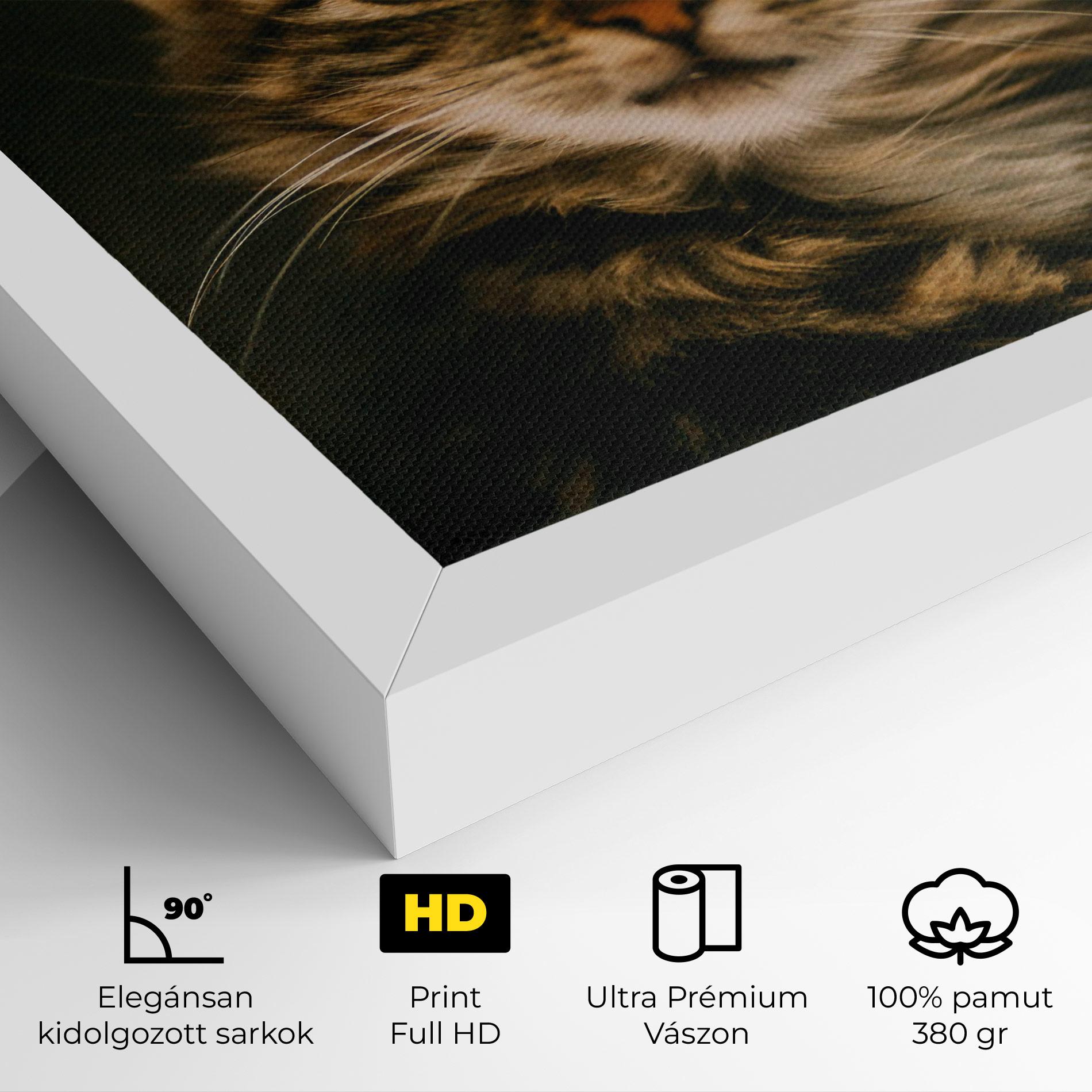 Vászonkép Amazed Cat mockup 4
