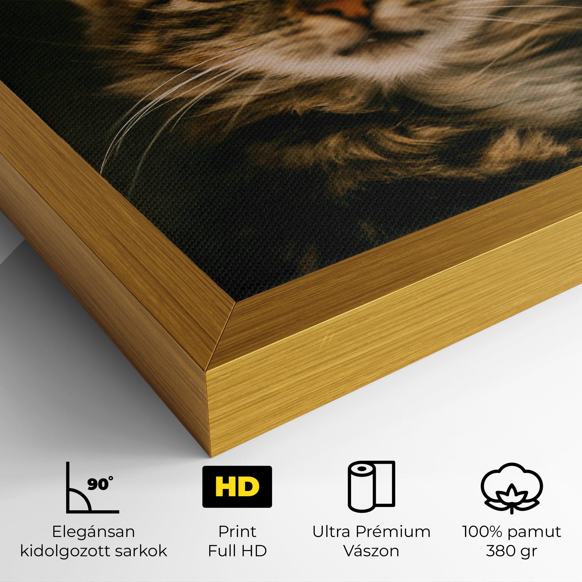 Vászonkép Amazed Cat mockup 4