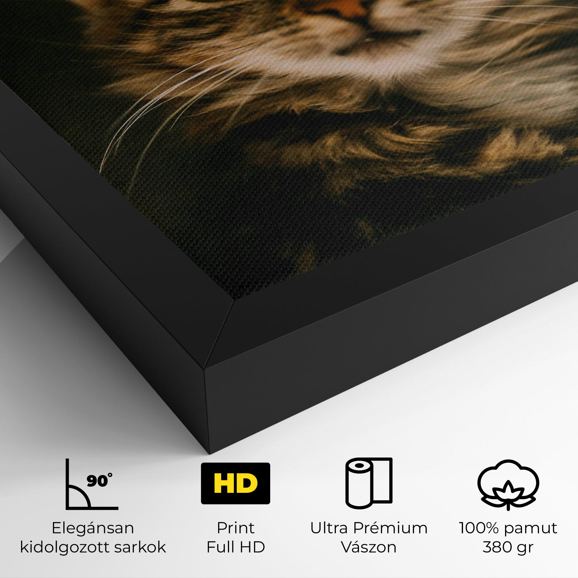 Vászonkép Amazed Cat mockup 4