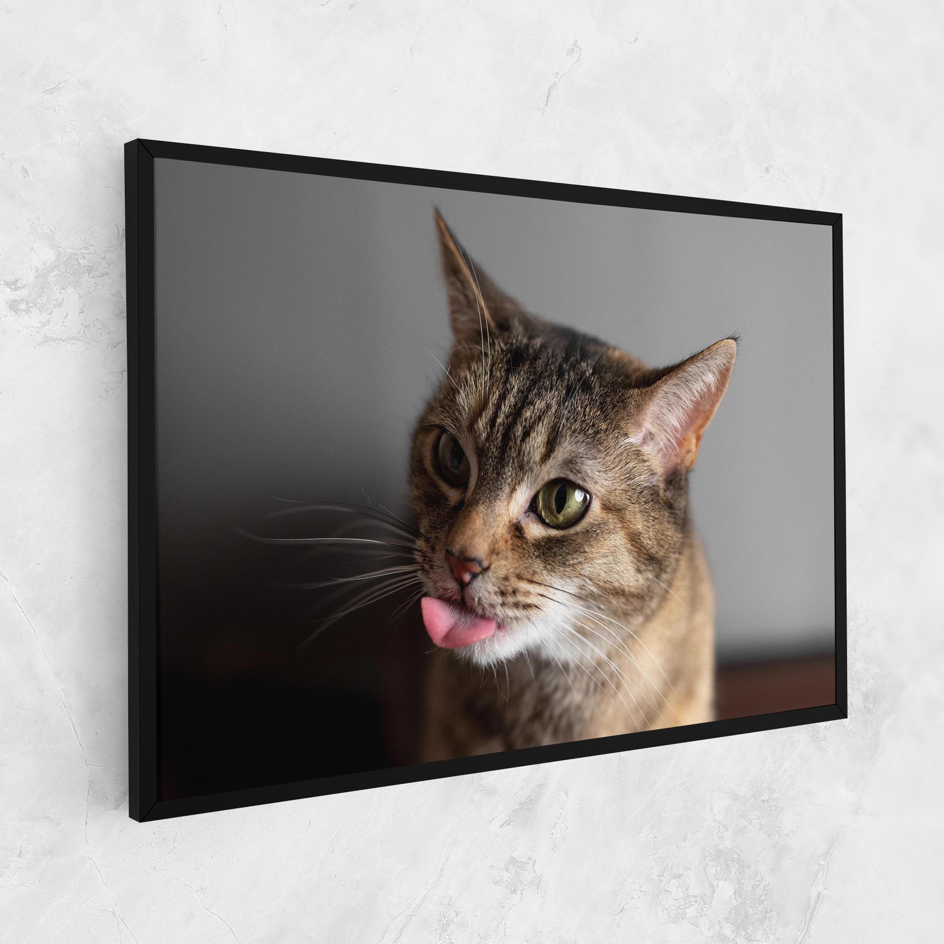 Brown Green Eyes Cat mockup 1