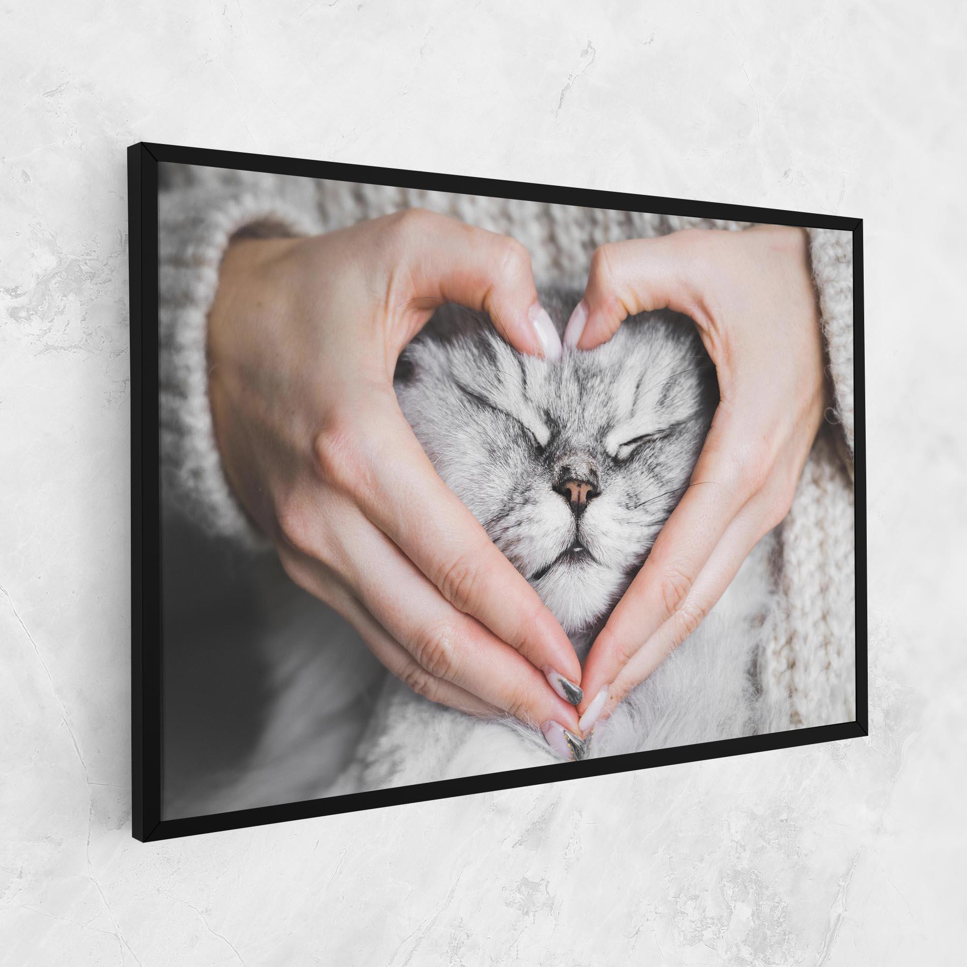 Vászonkép Lovely Cat mockup 1