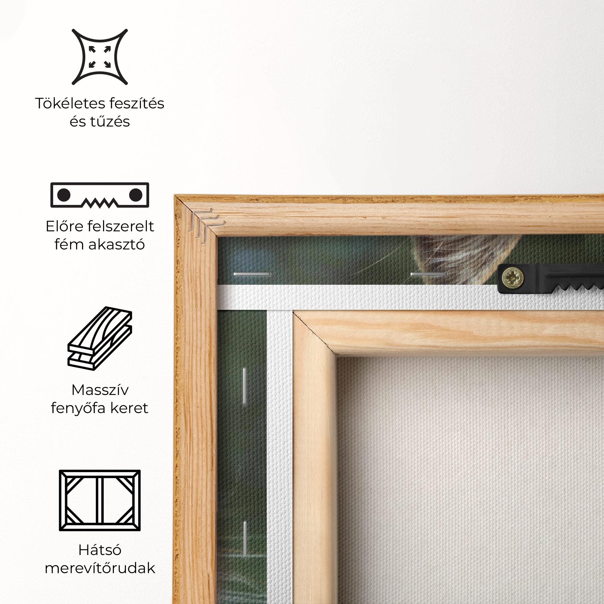 Vászonkép Blue Eyes Cutie mockup 5