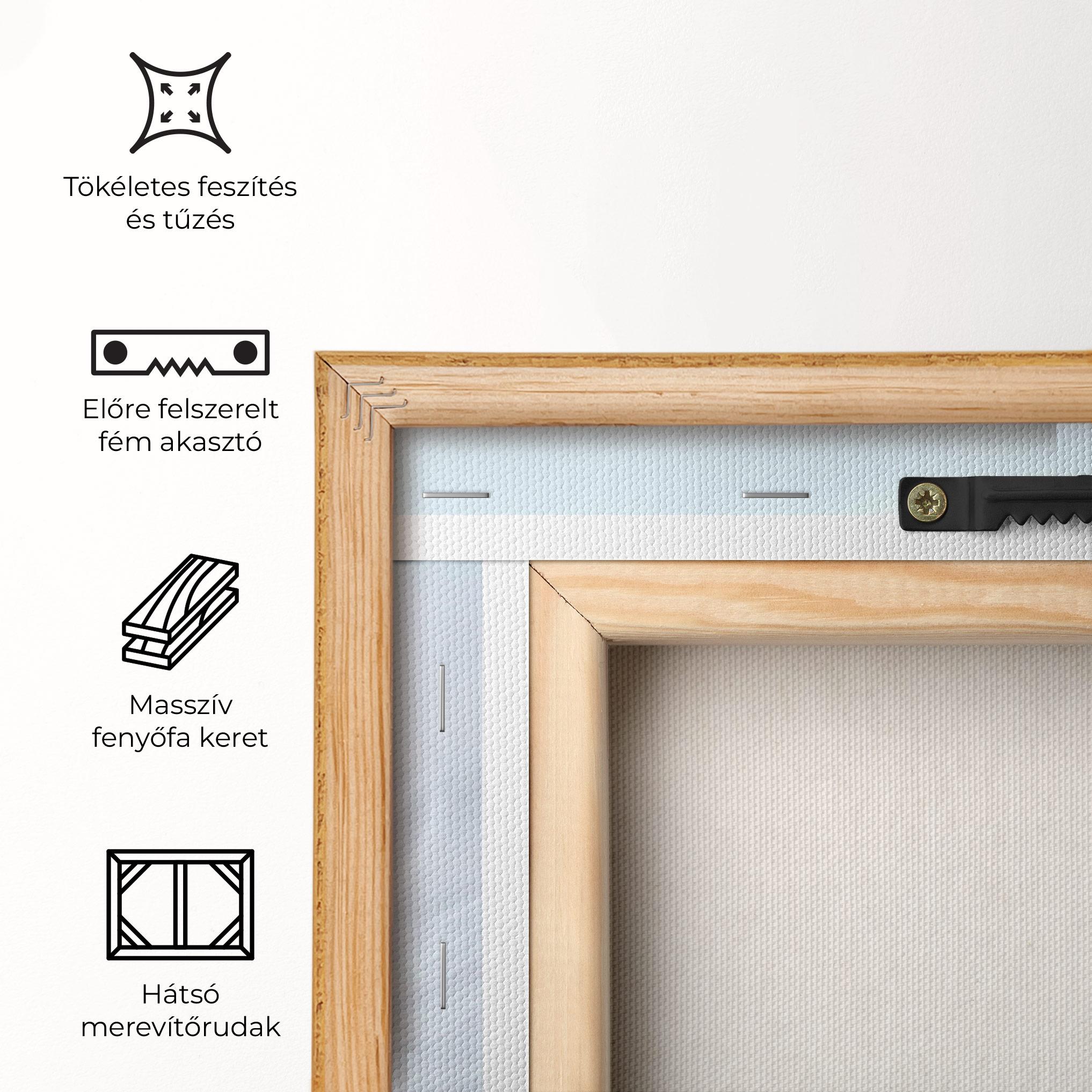 Vászonkép Dreamy White Cat mockup 5