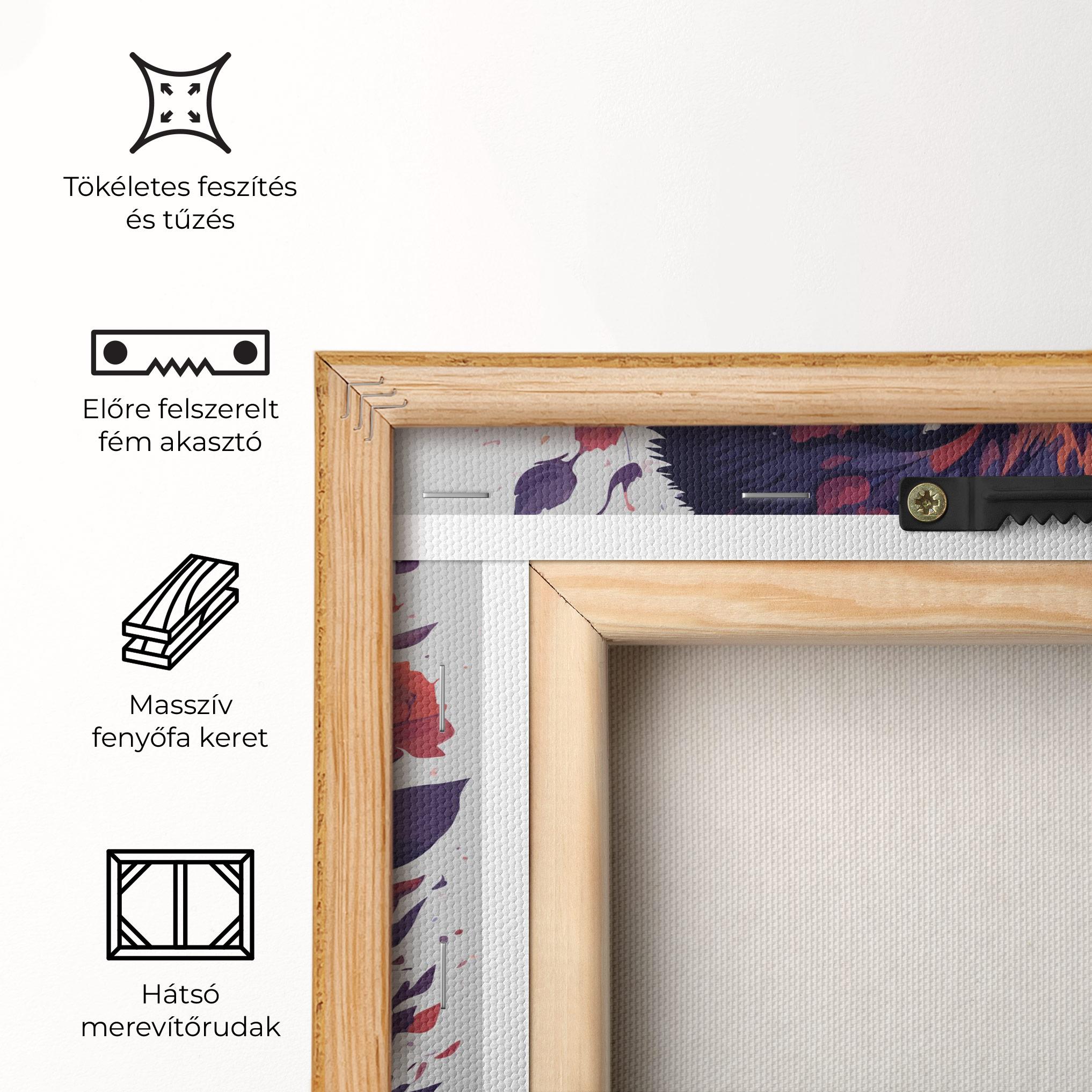 Vászonkép Fire Cat mockup 5