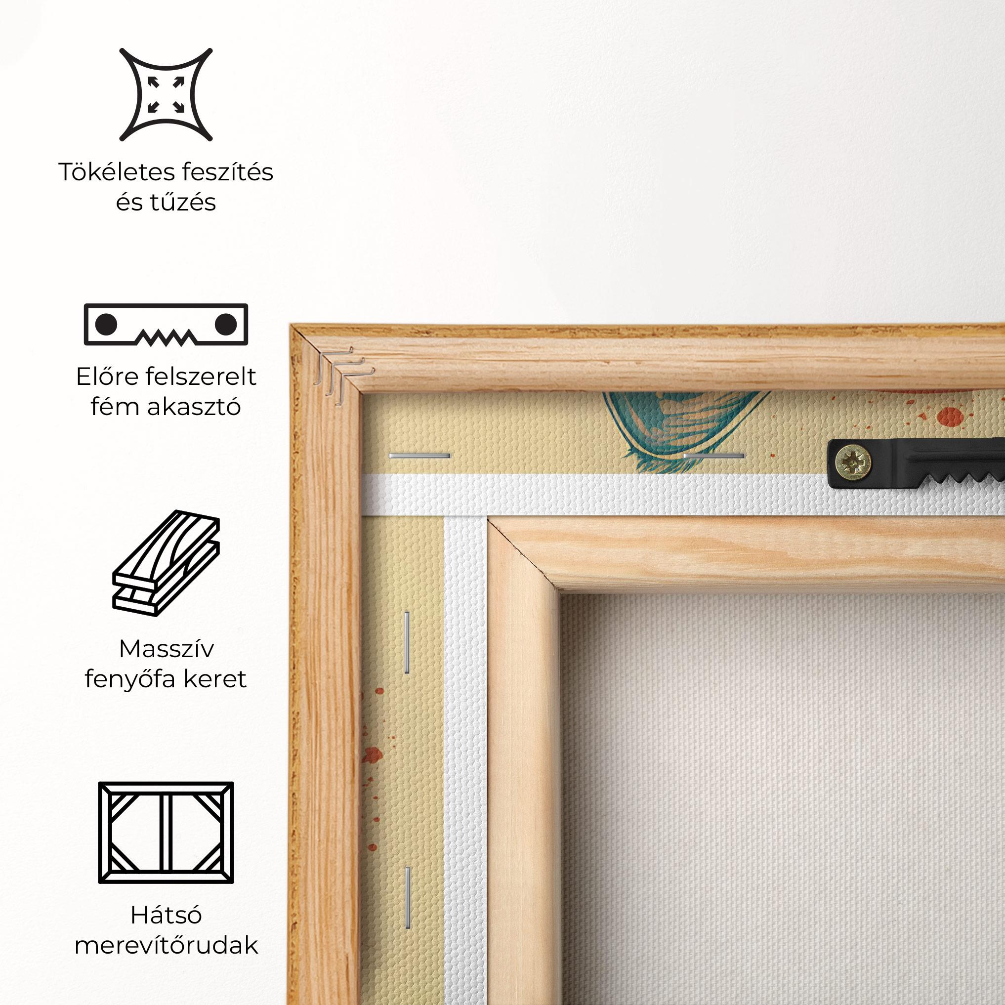 Vászonkép Red Glasses Cat mockup 5