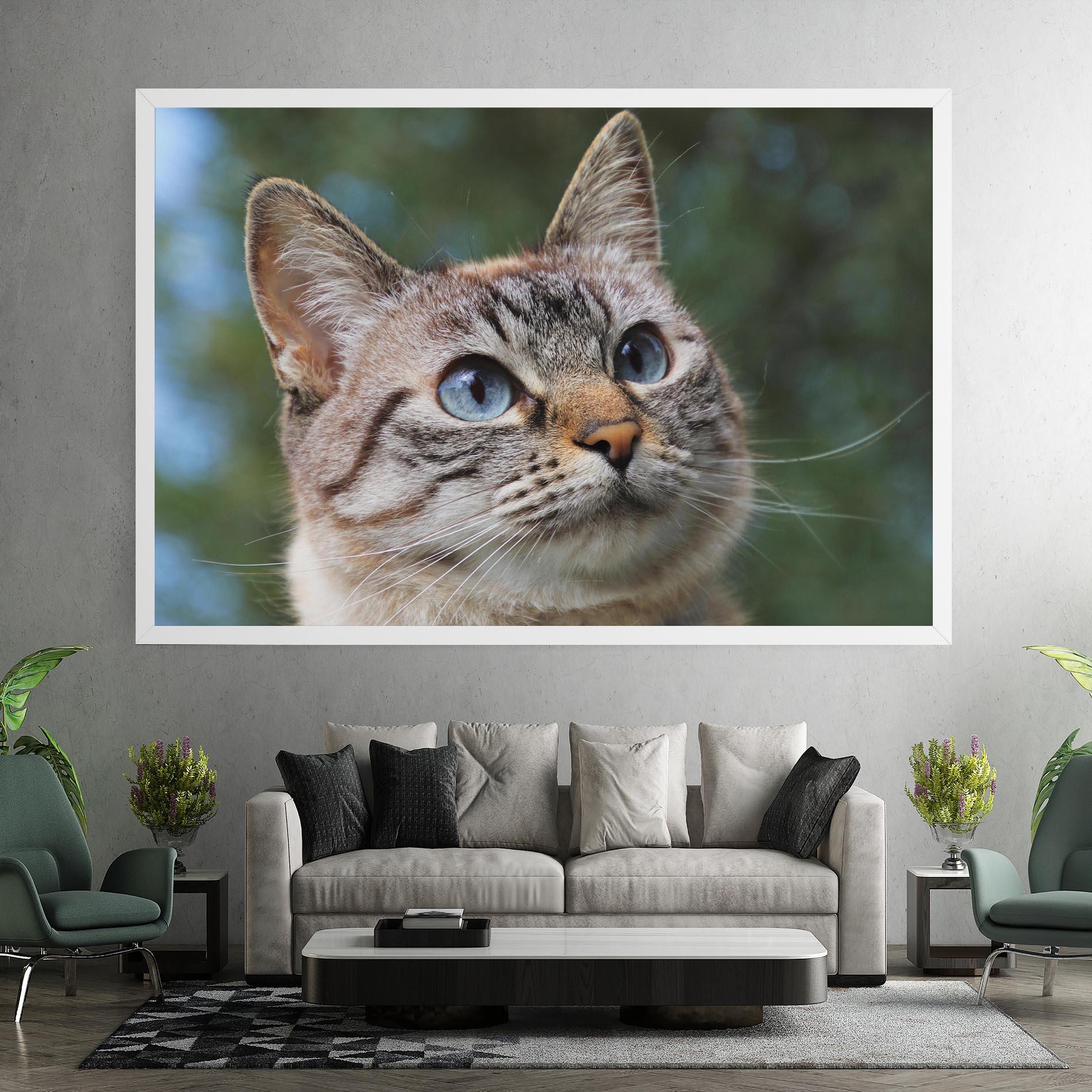 Vászonkép Blue Eyes Cutie mockup 7