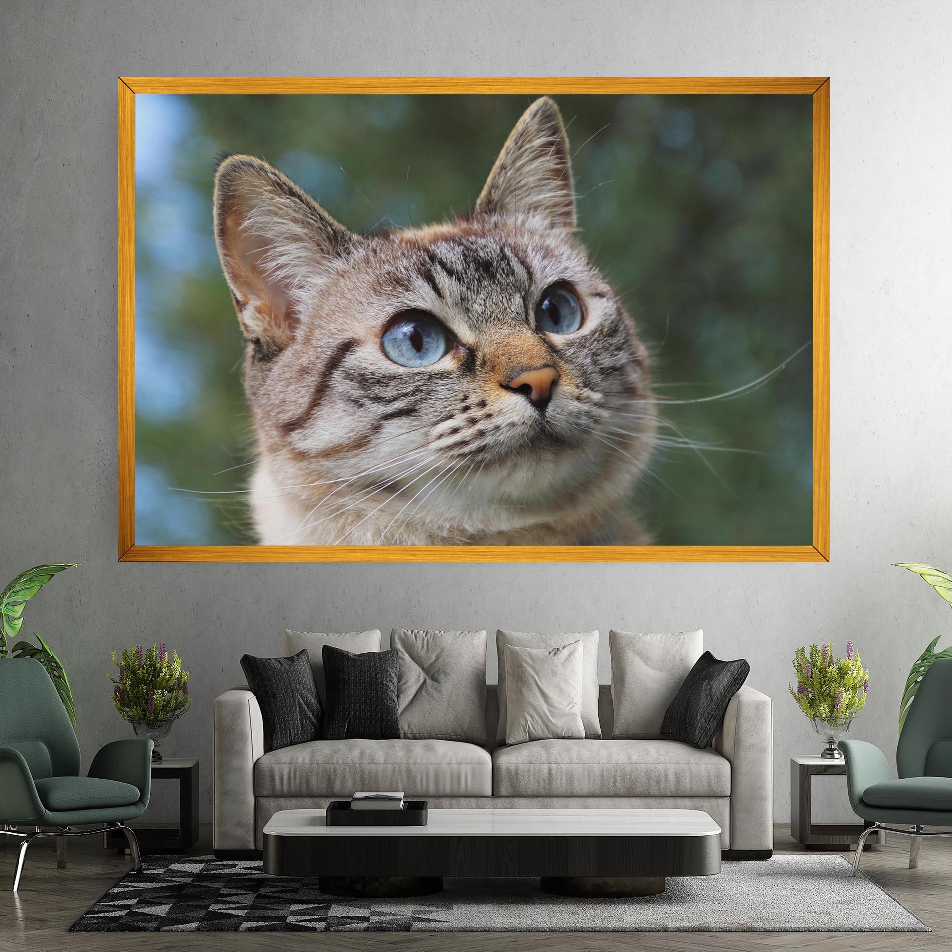 Vászonkép Blue Eyes Cutie mockup 7