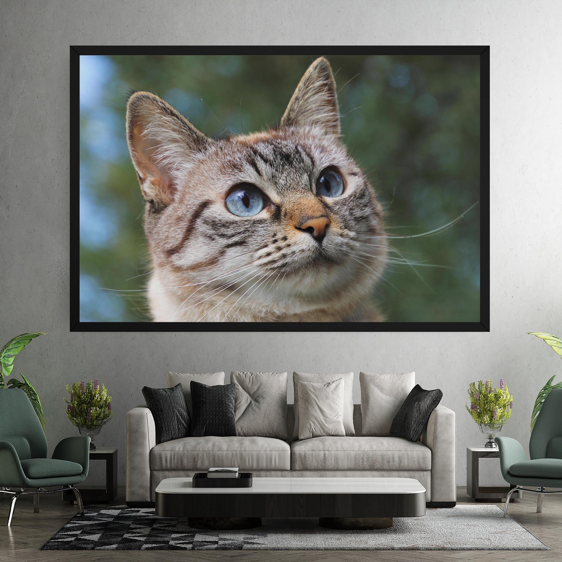 Vászonkép Blue Eyes Cutie mockup 7