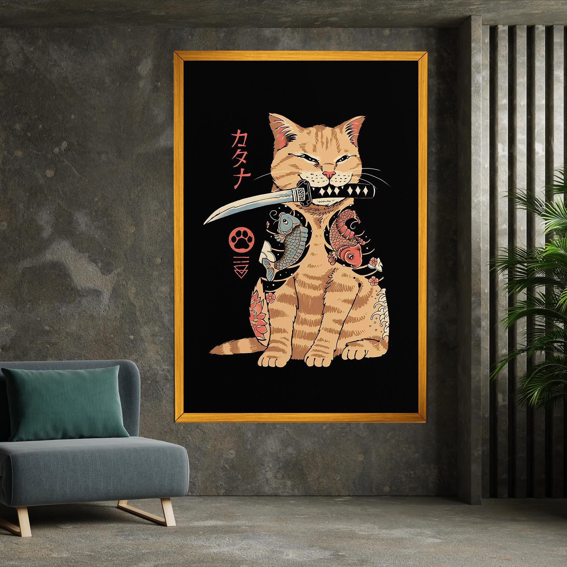 Vászonkép Catana mockup 7