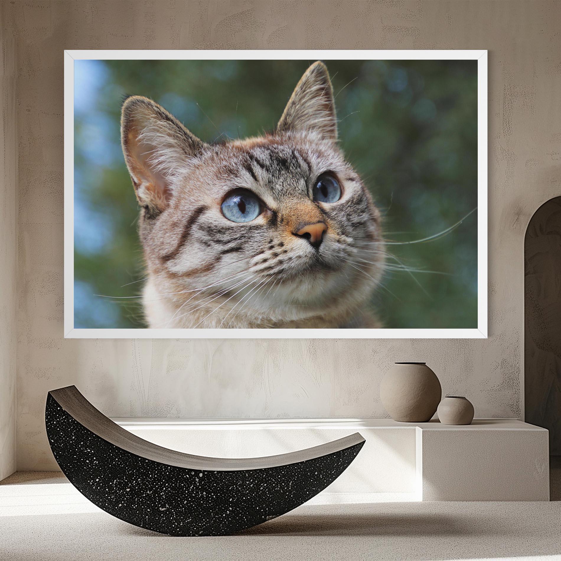 Vászonkép Blue Eyes Cutie mockup 8