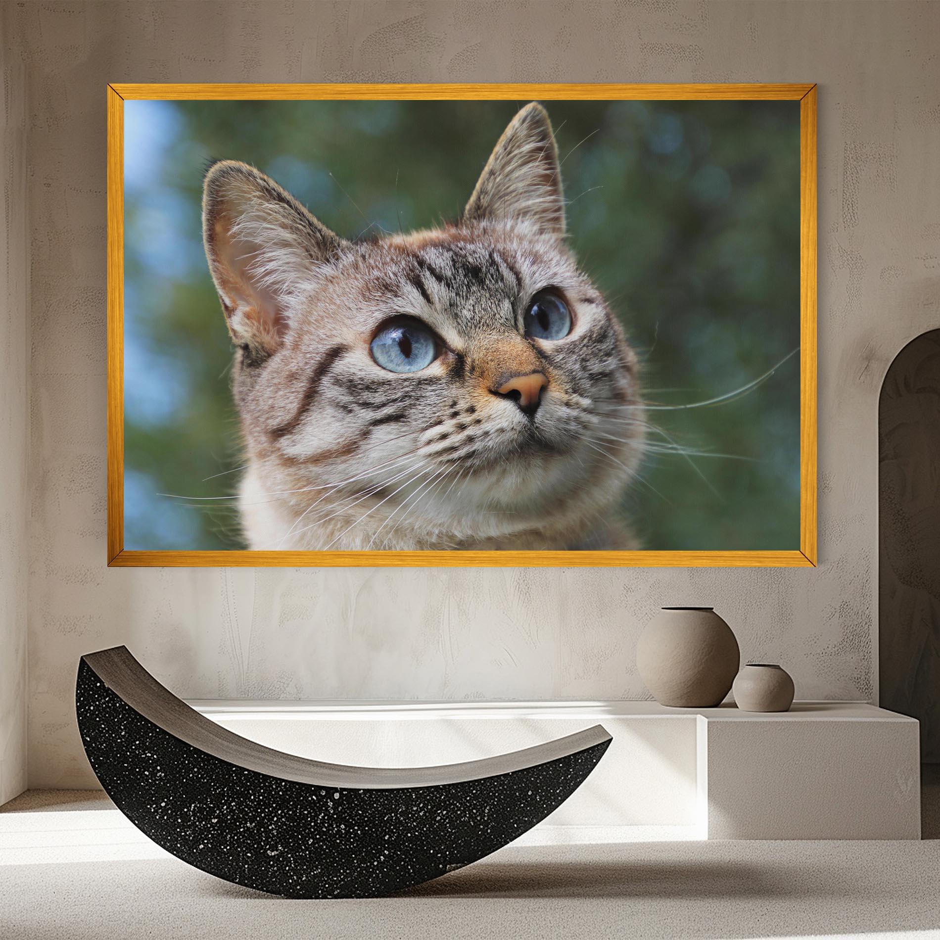 Vászonkép Blue Eyes Cutie mockup 8