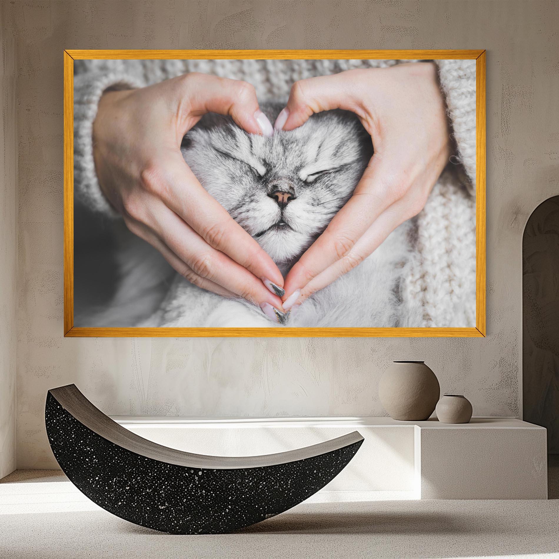 Vászonkép Lovely Cat mockup 8