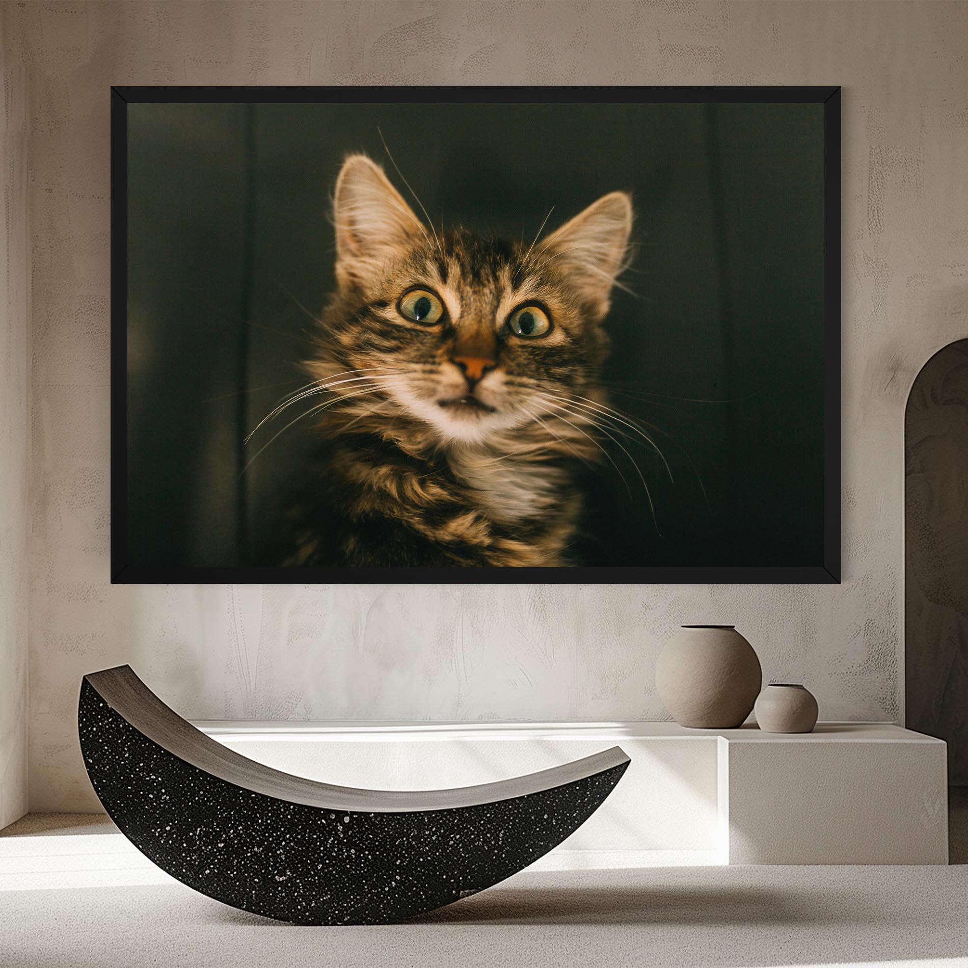 Vászonkép Amazed Cat mockup 8