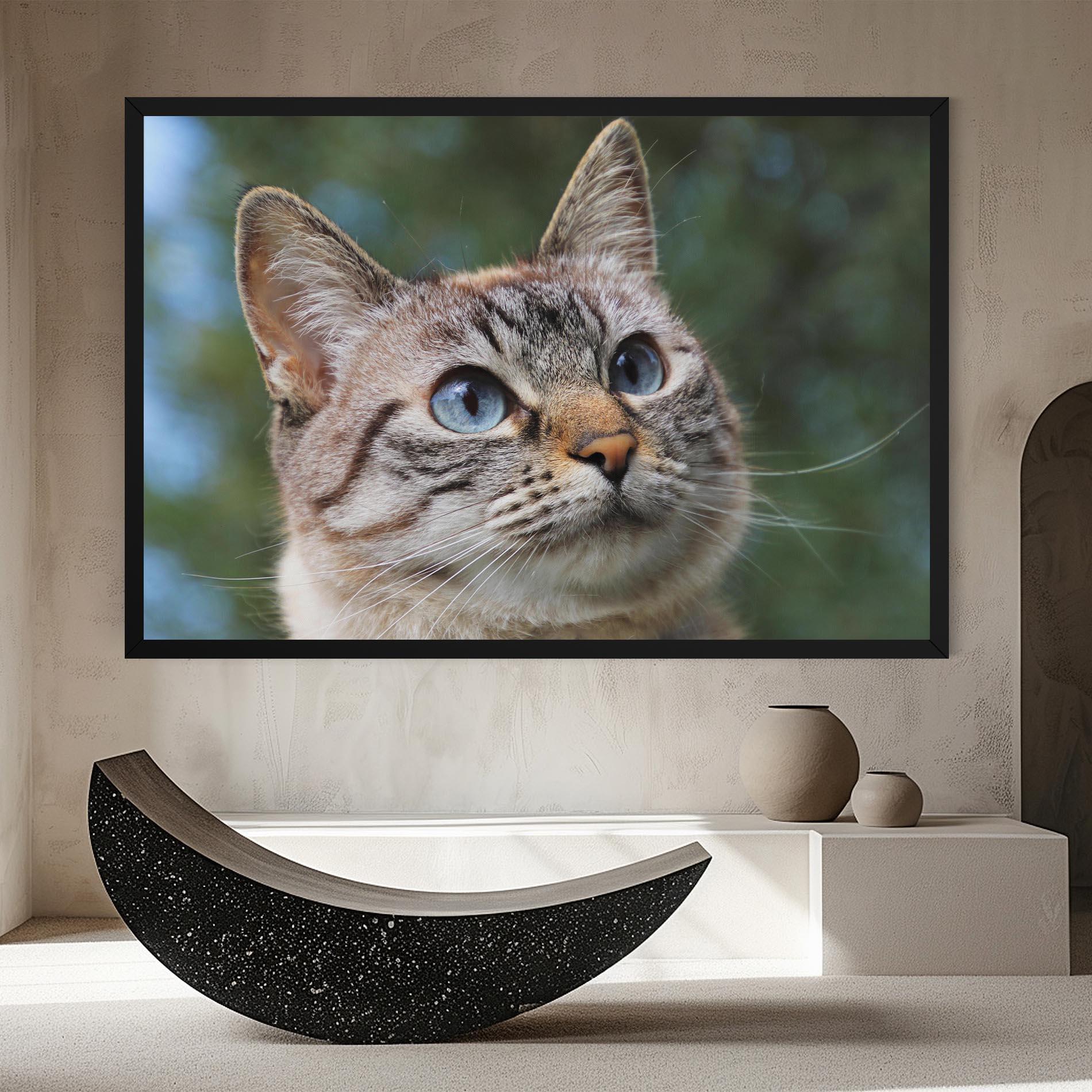 Vászonkép Blue Eyes Cutie mockup 8