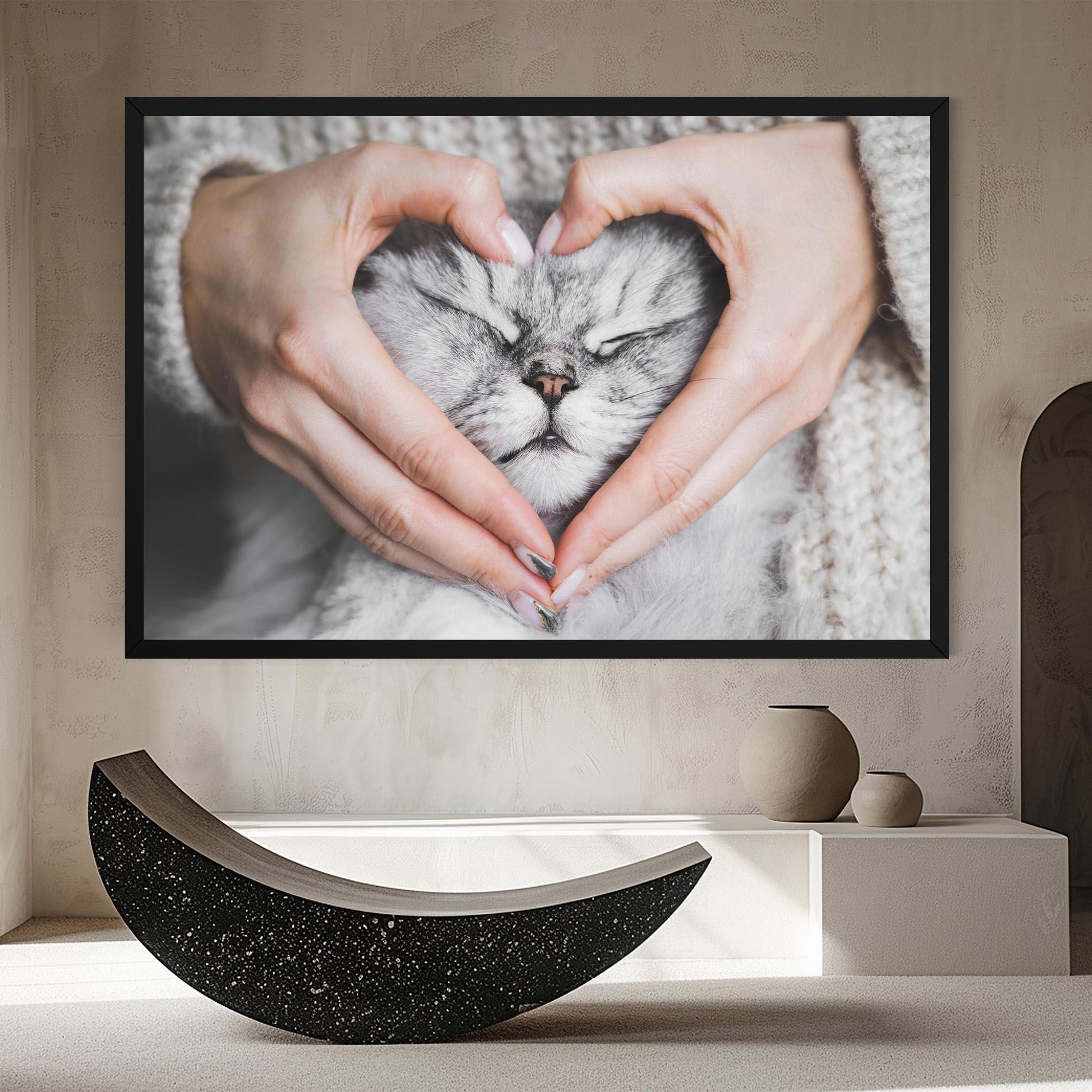 Vászonkép Lovely Cat mockup 8