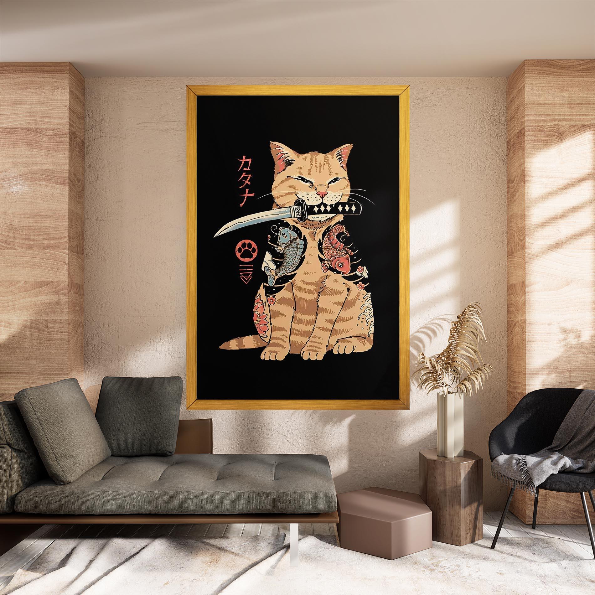 Vászonkép Catana mockup 8