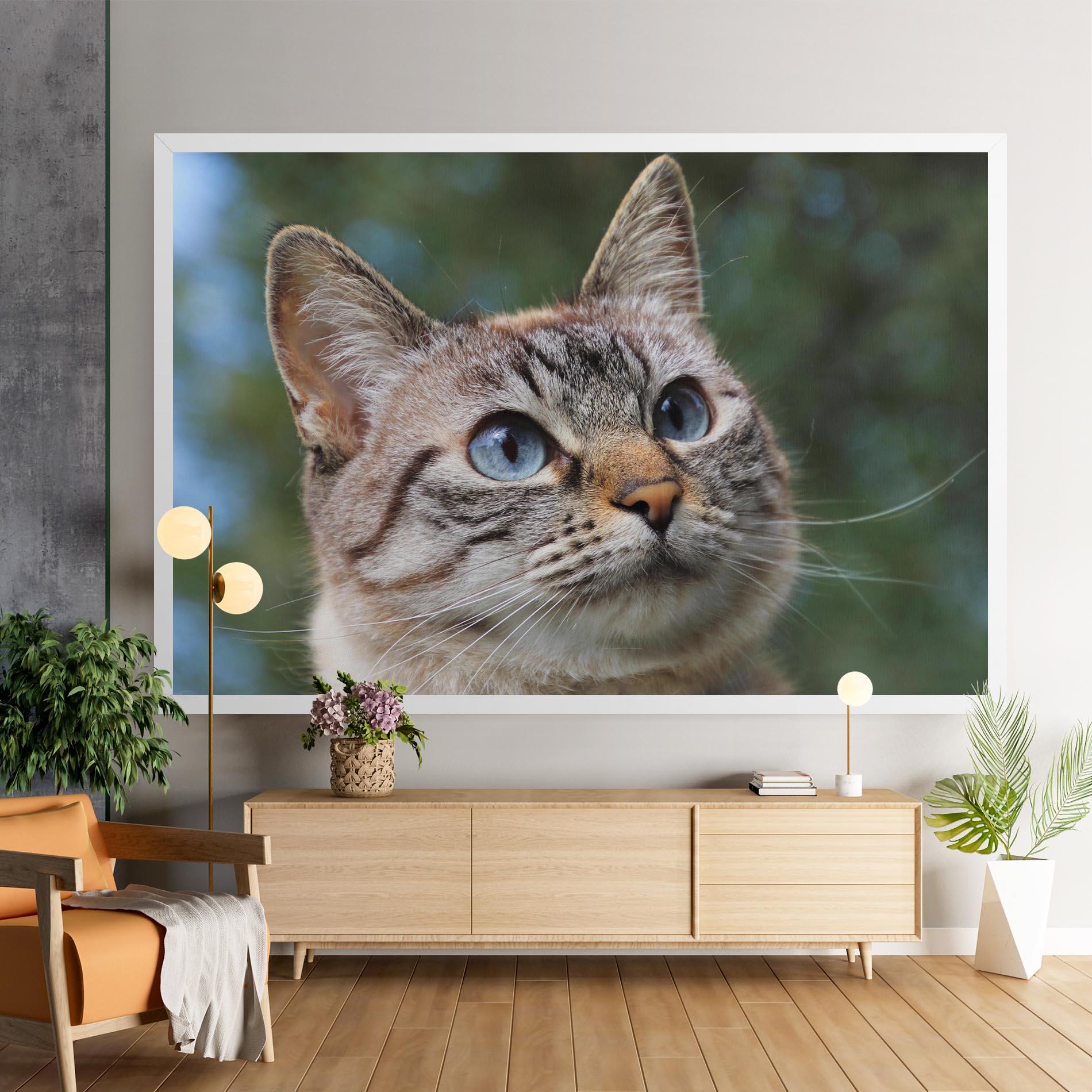 Vászonkép Blue Eyes Cutie mockup 9