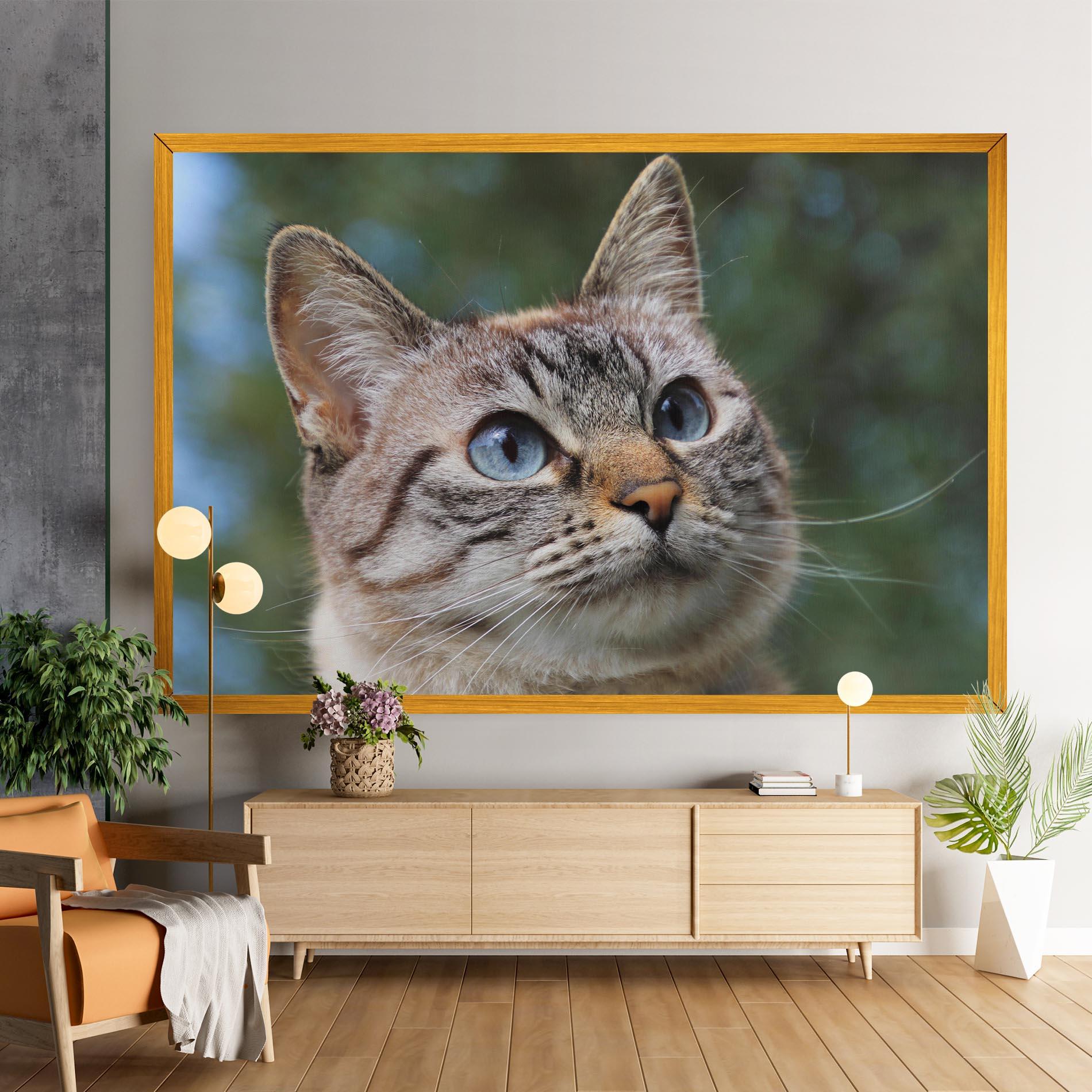 Vászonkép Blue Eyes Cutie mockup 9