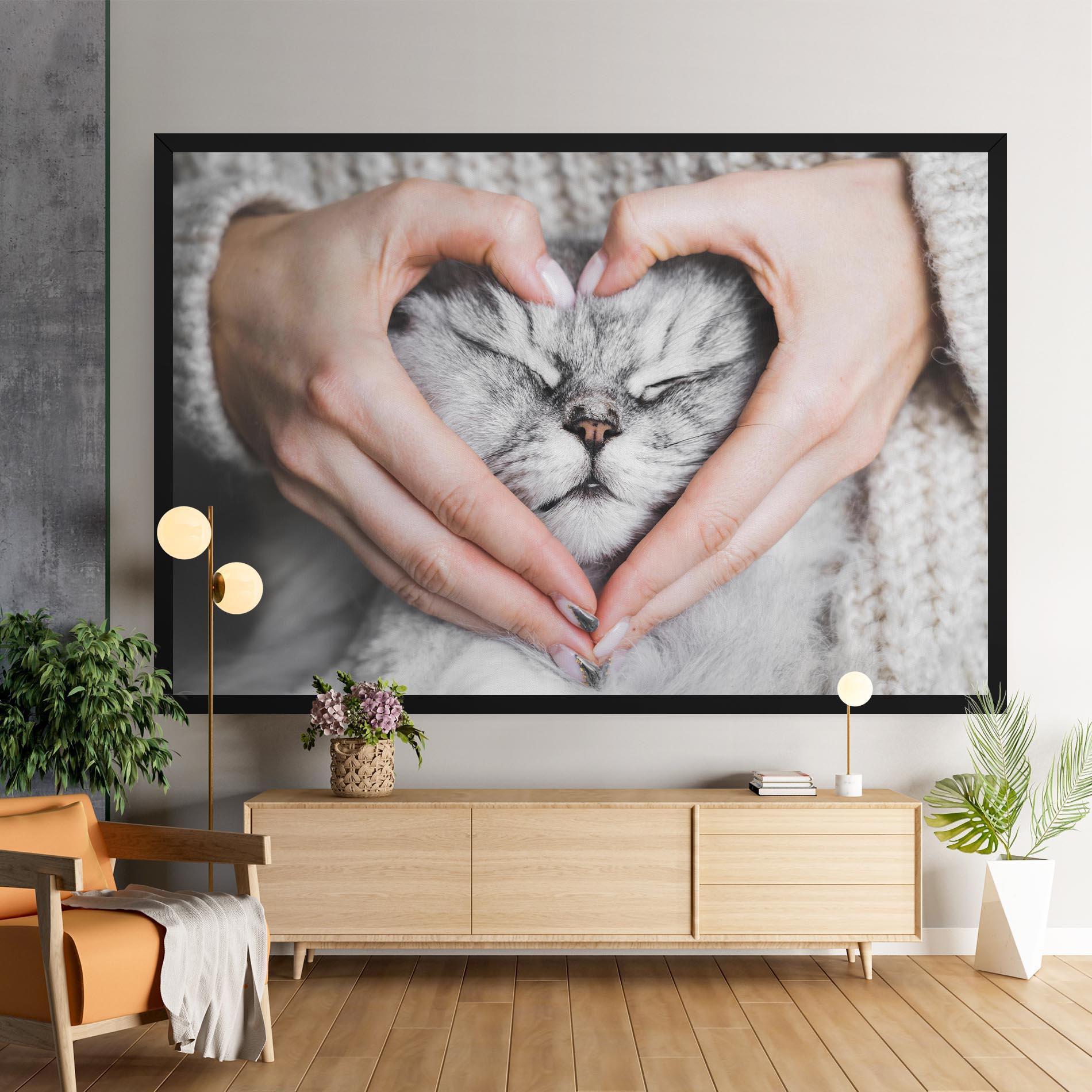 Vászonkép Lovely Cat mockup 9