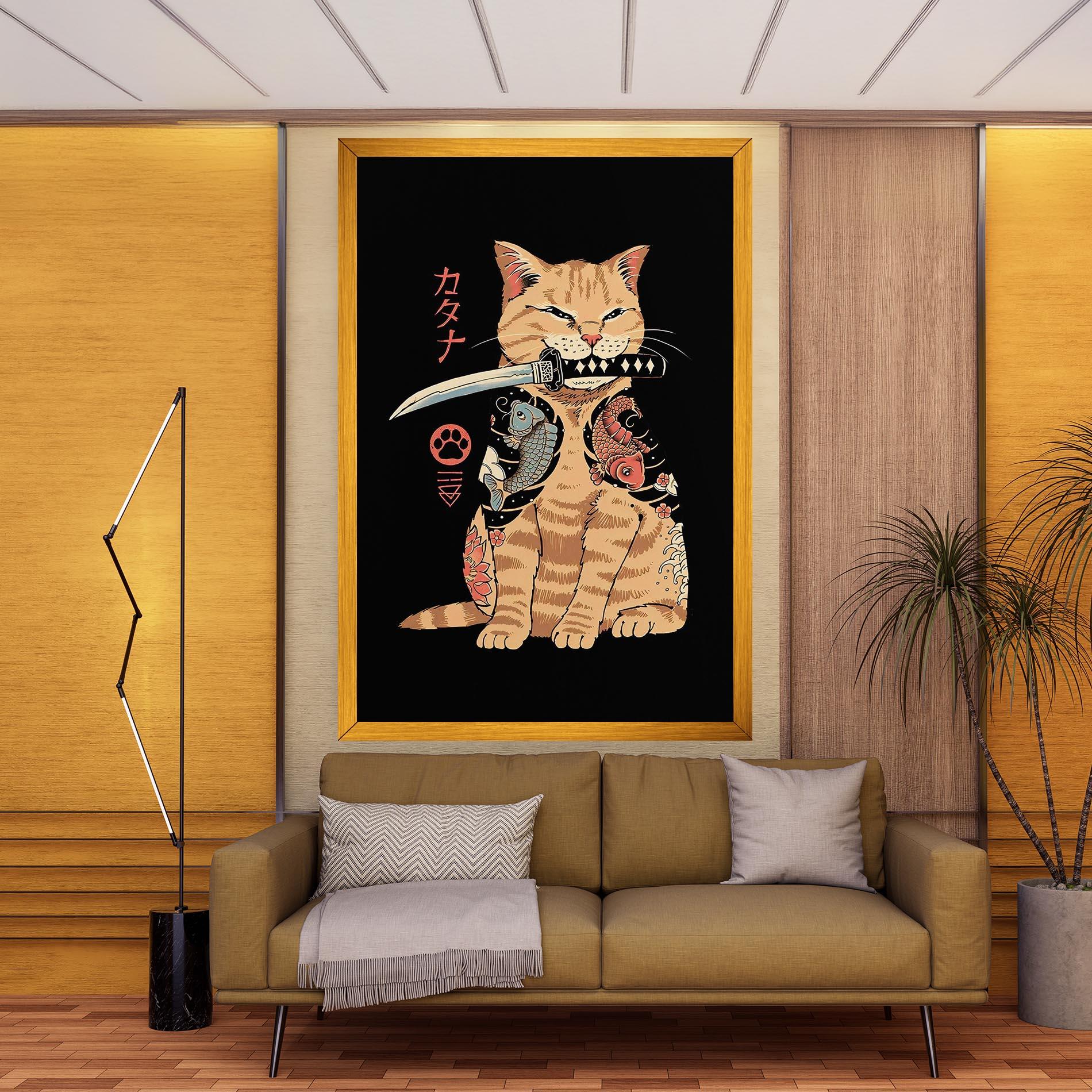 Vászonkép Catana mockup 9