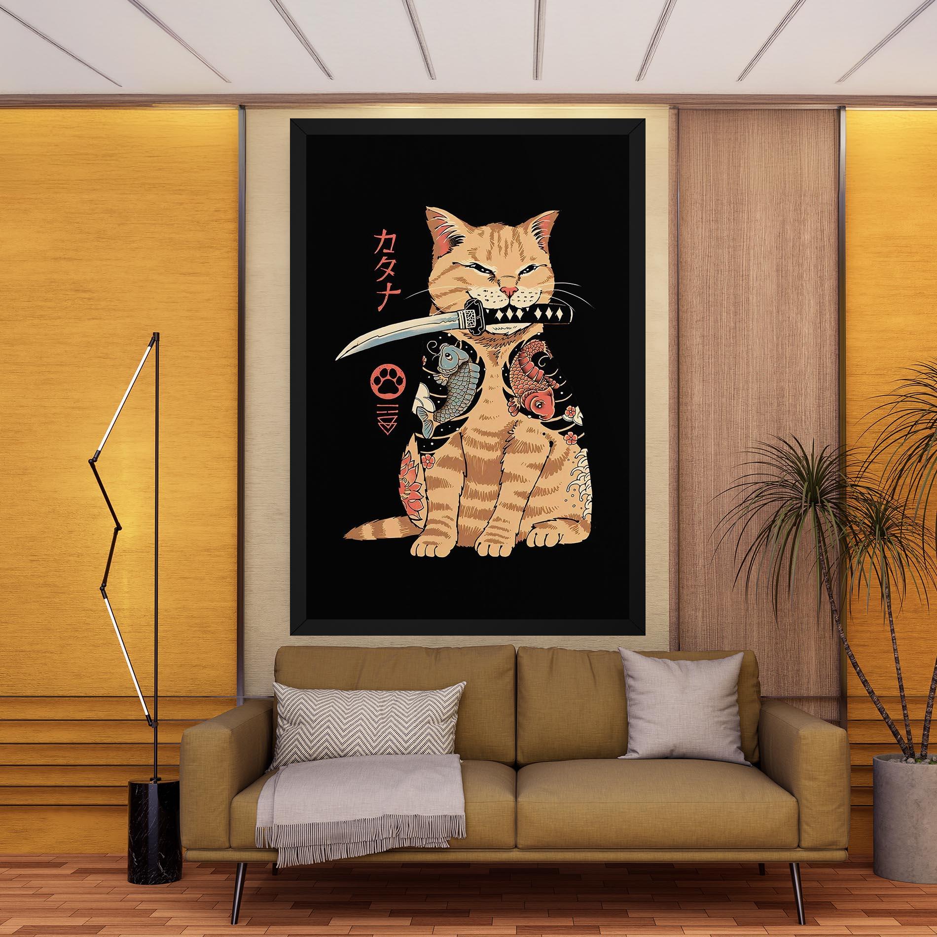 Vászonkép Catana mockup 9