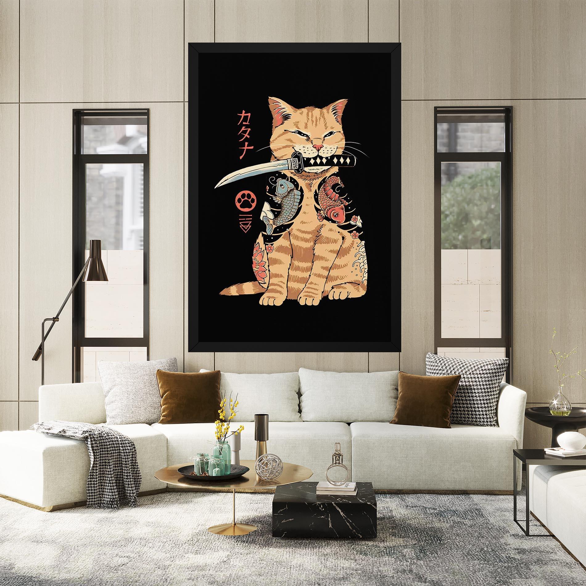 Vászonkép Catana mockup 2