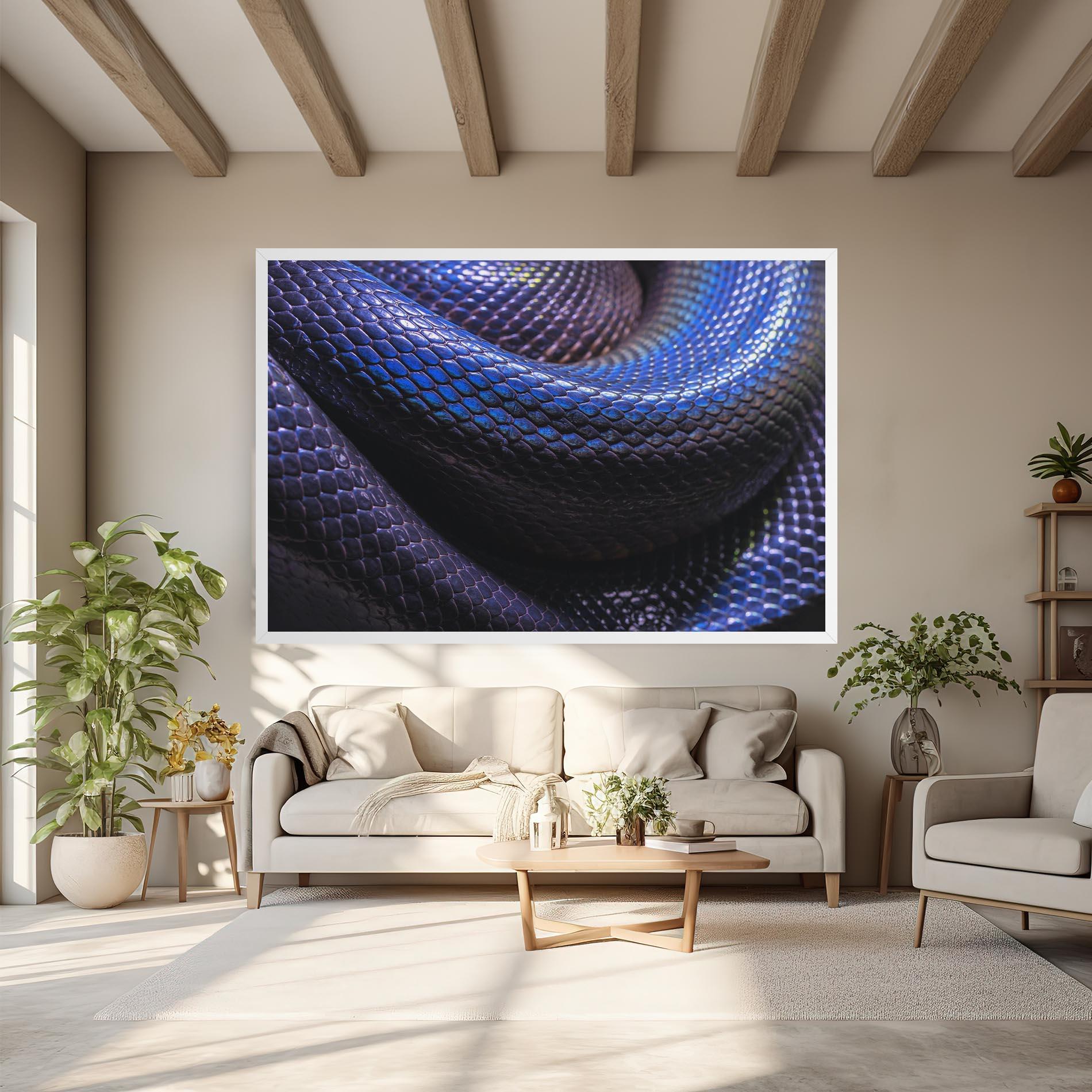 Vászonkép Snake Skin mockup 6