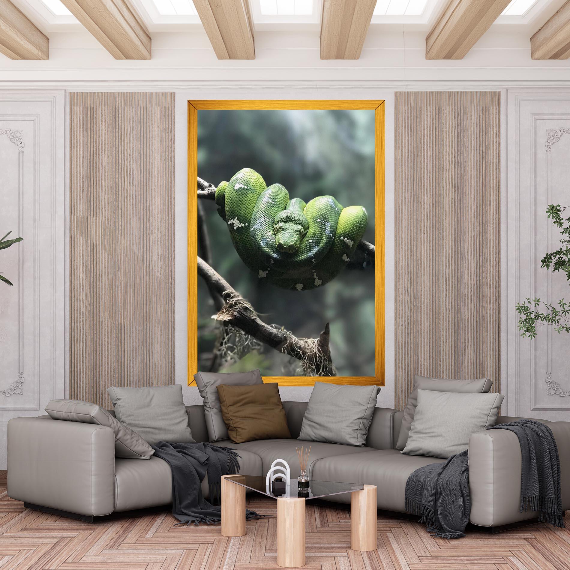 Vászonkép Sleepy Snake mockup 6