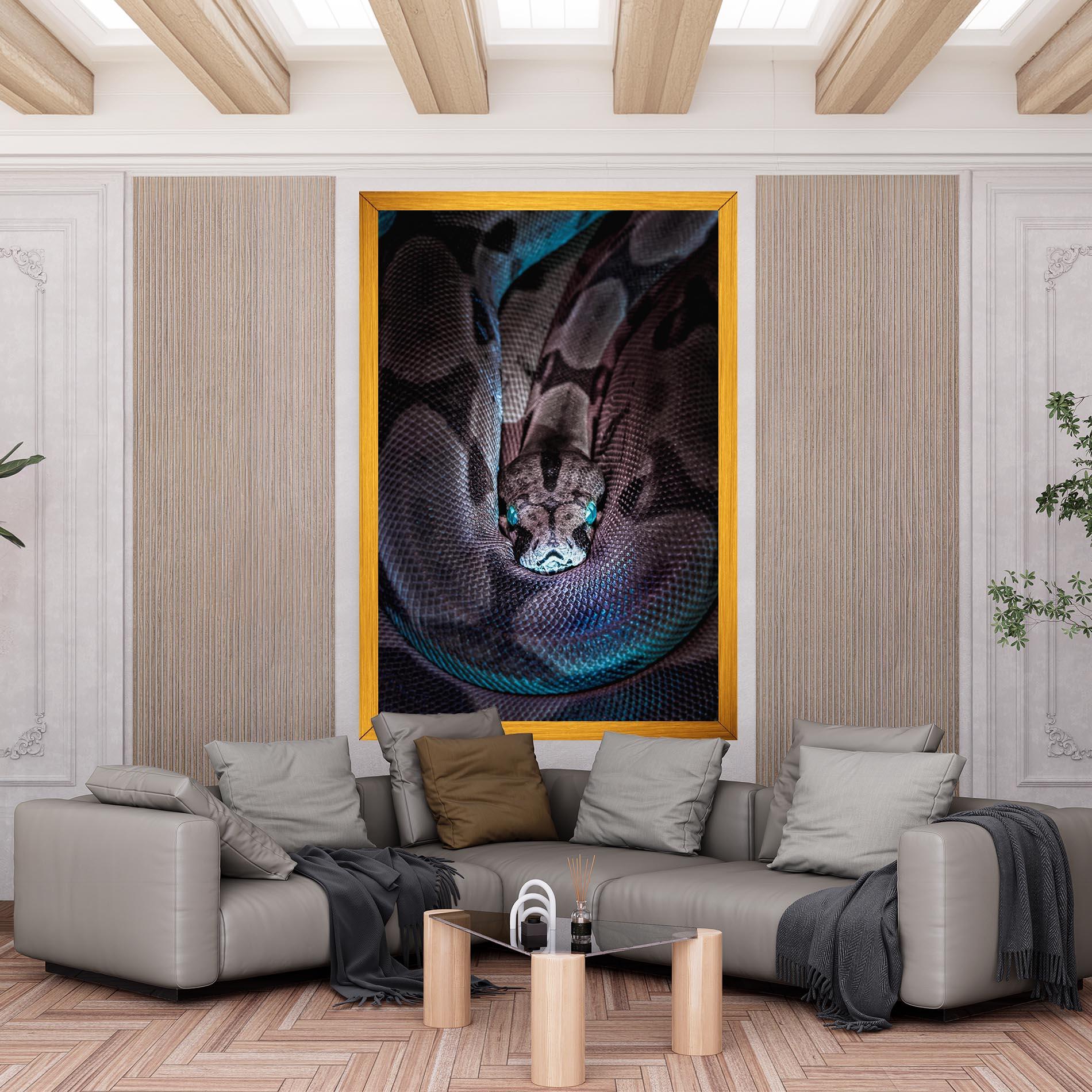 Vászonkép Vibrant Snake mockup 6