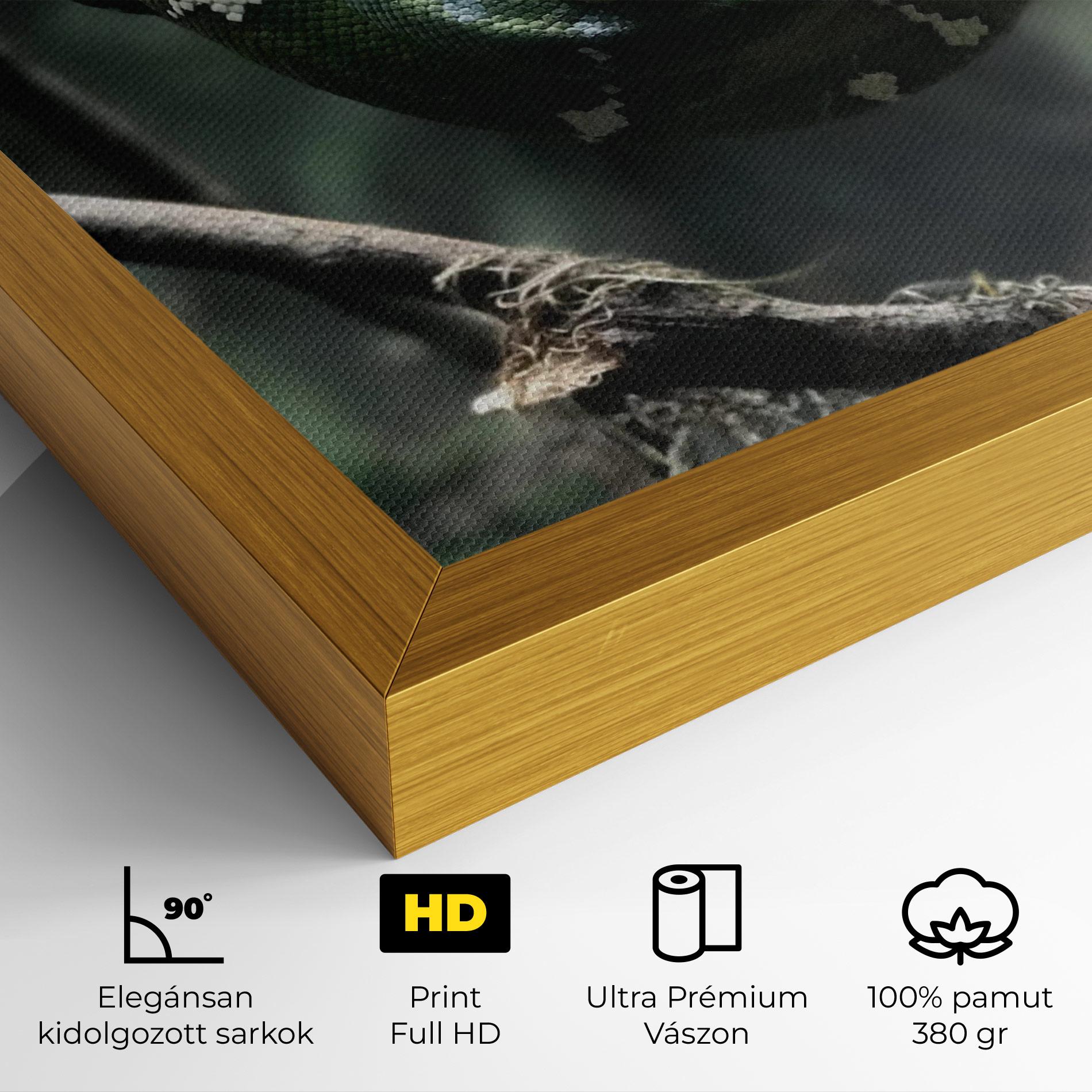 Vászonkép Sleepy Snake mockup 4