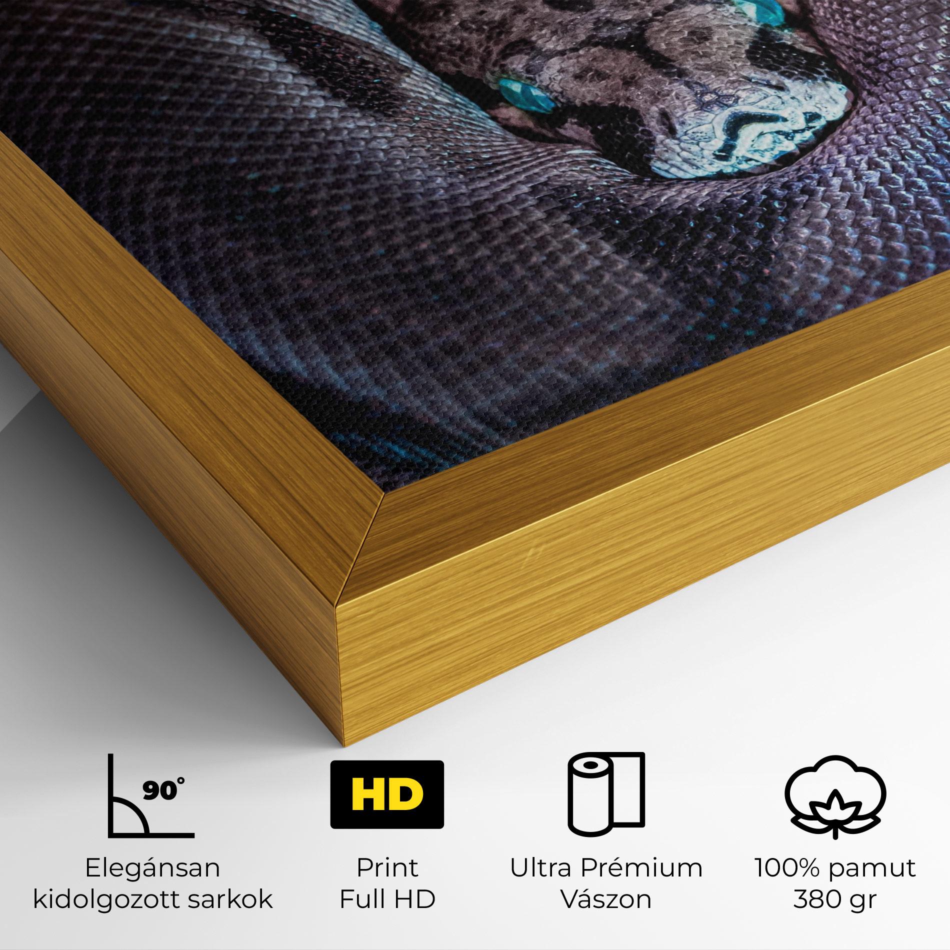 Vászonkép Vibrant Snake mockup 4